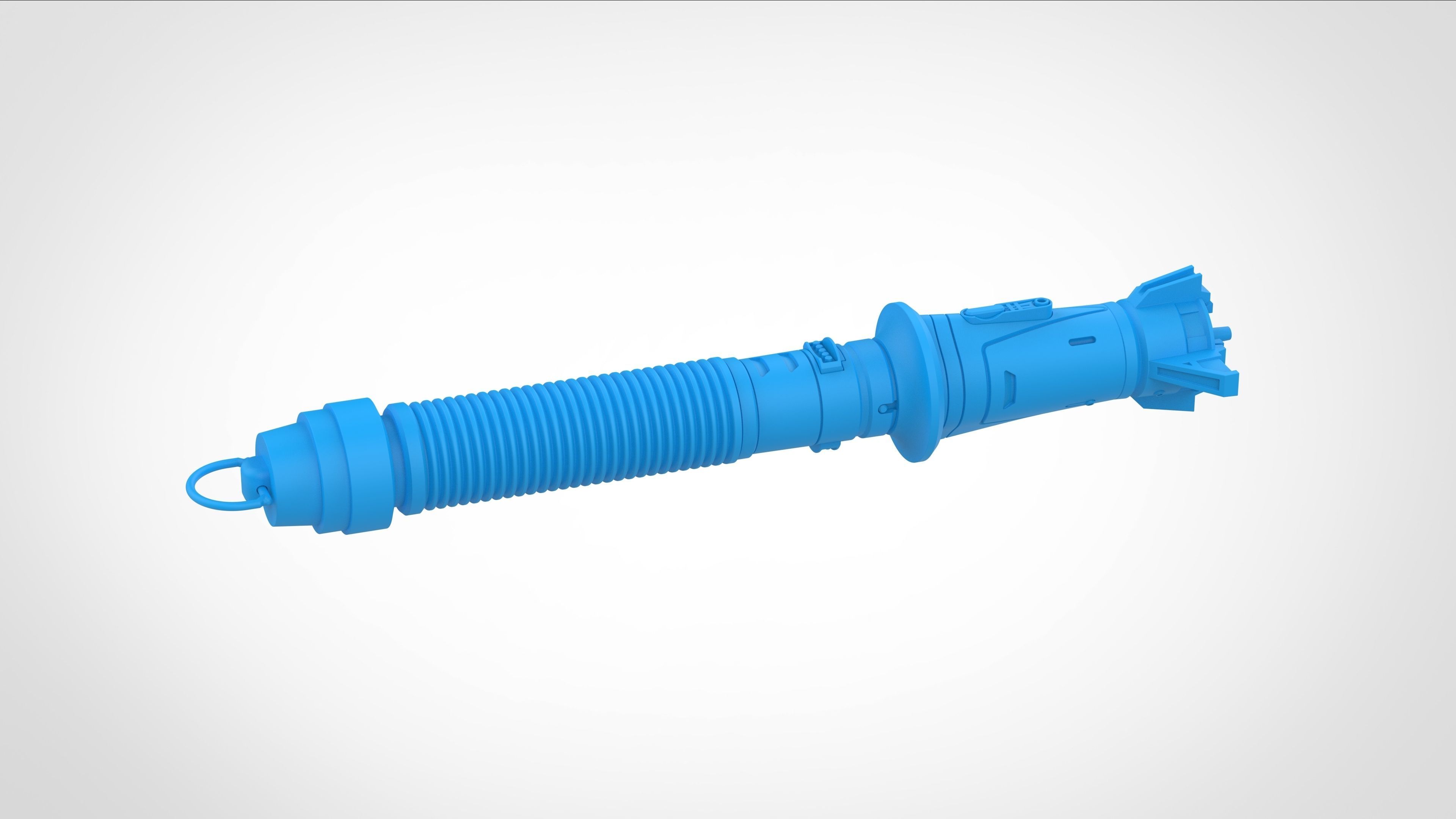 Baylan Skolls Lightsaber from the series Ahsoka 2023 3D print model_27