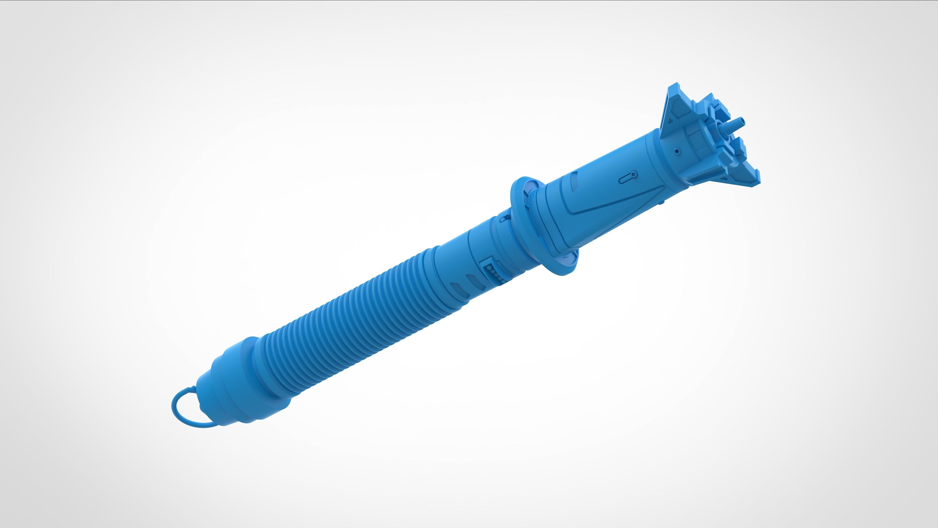 Baylan Skolls Lightsaber from the series Ahsoka 2023 3D print model_29