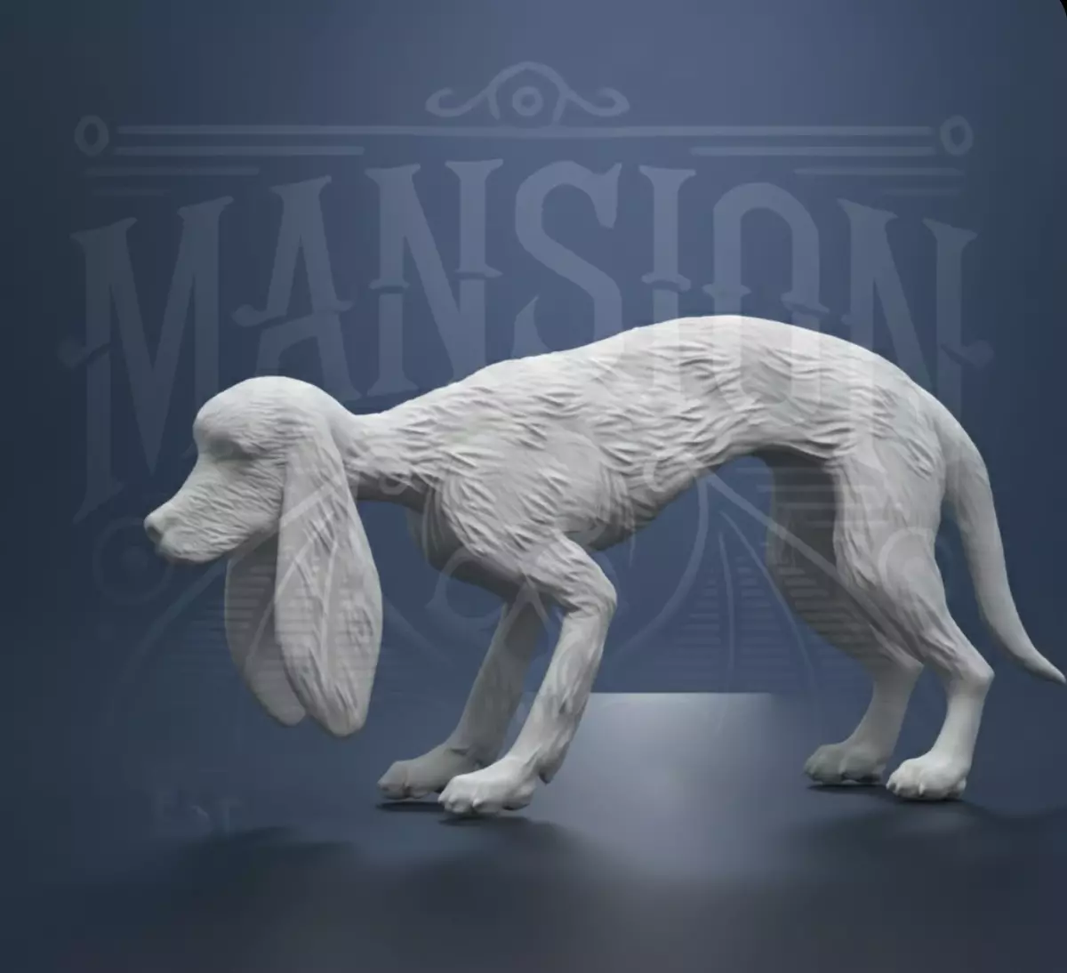 Haunted Mansion Caretaker Dog 3D print model