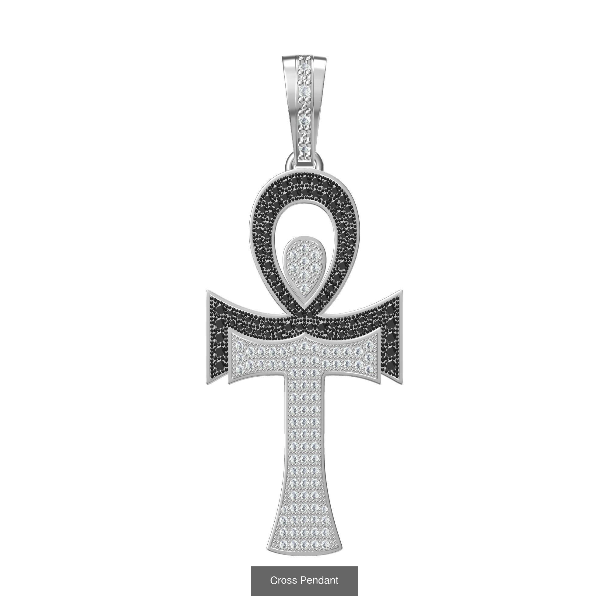 Cross Pendant Collaction 3D Model Collection_6