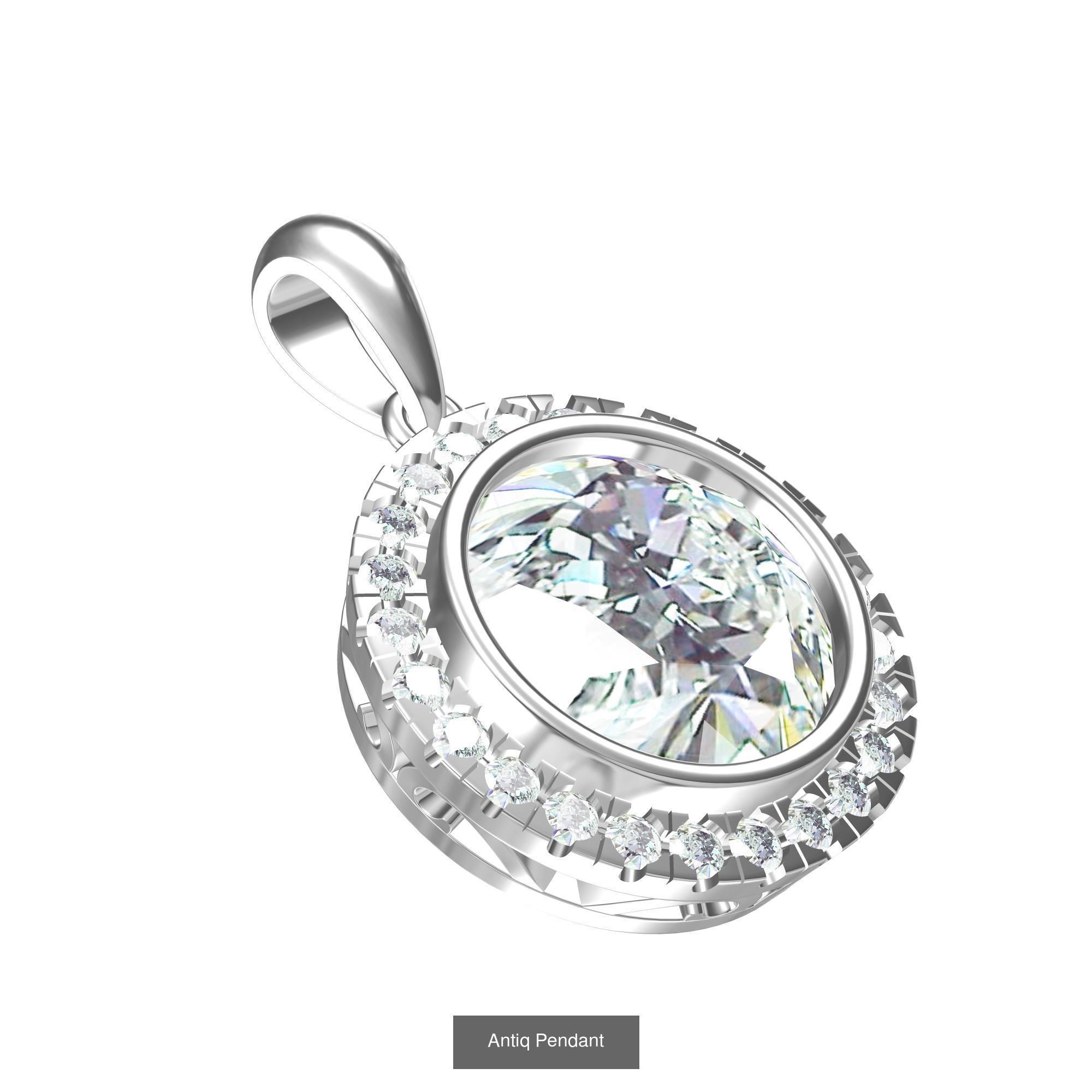 Art-Deco-Pendant 3D Model Collection_21