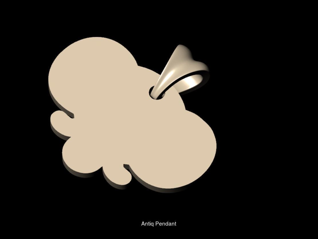 Art-Deco-Pendant 3D Model Collection_36