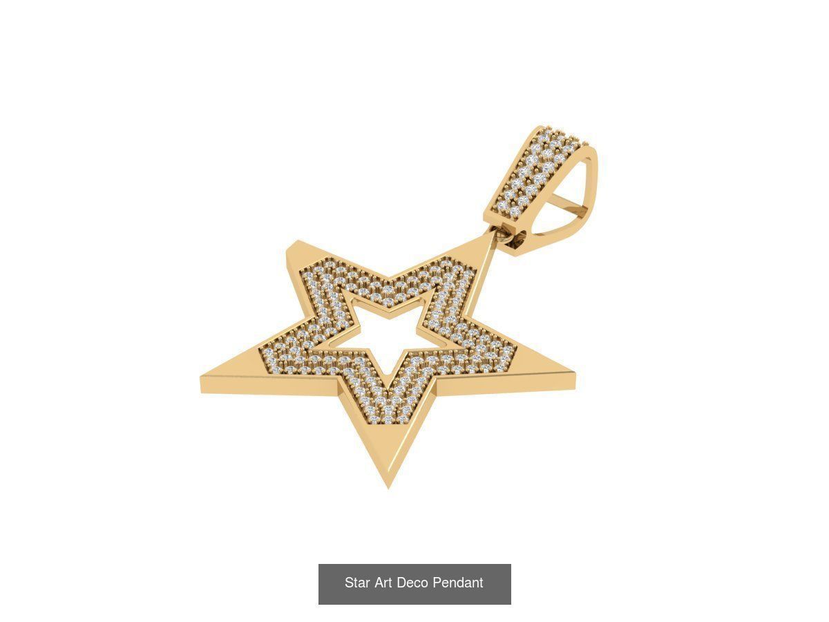 Art-Deco-Pendant 3D Model Collection_53