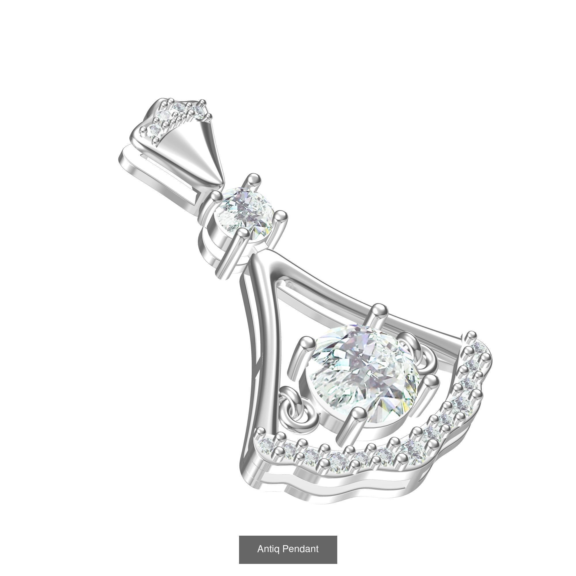 Art-Deco-Pendant 3D Model Collection_13