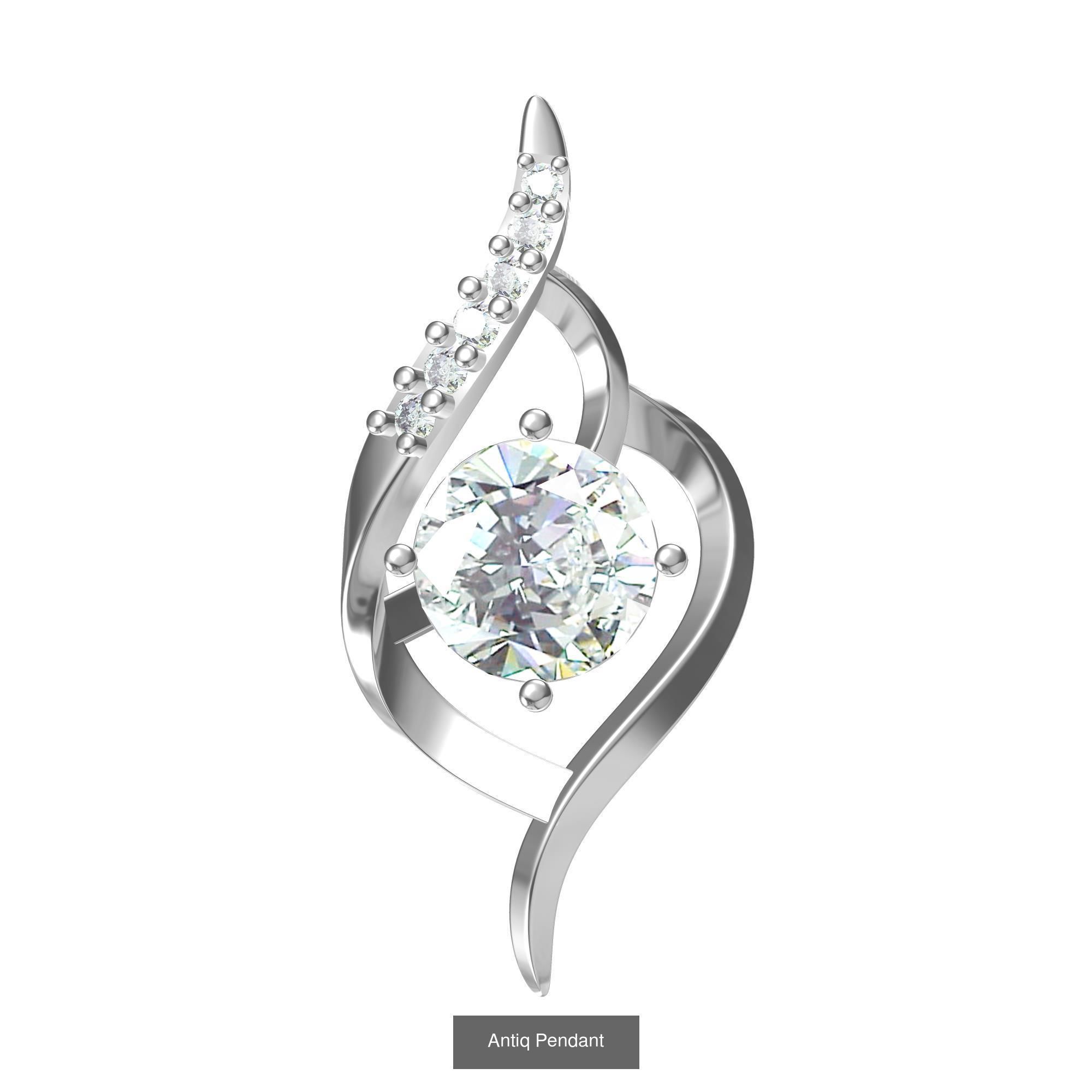 Art-Deco-Pendant 3D Model Collection_15