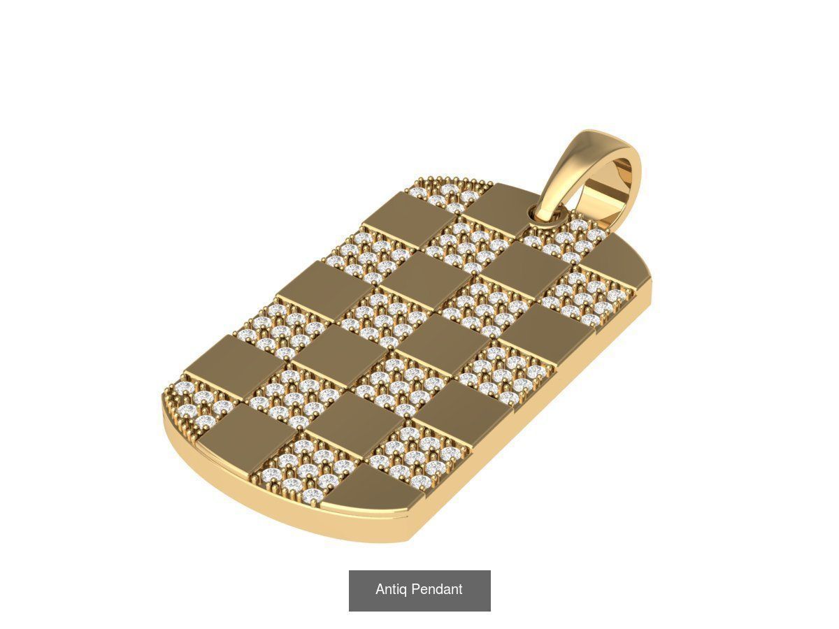 Art-Deco-Pendant 3D Model Collection_24