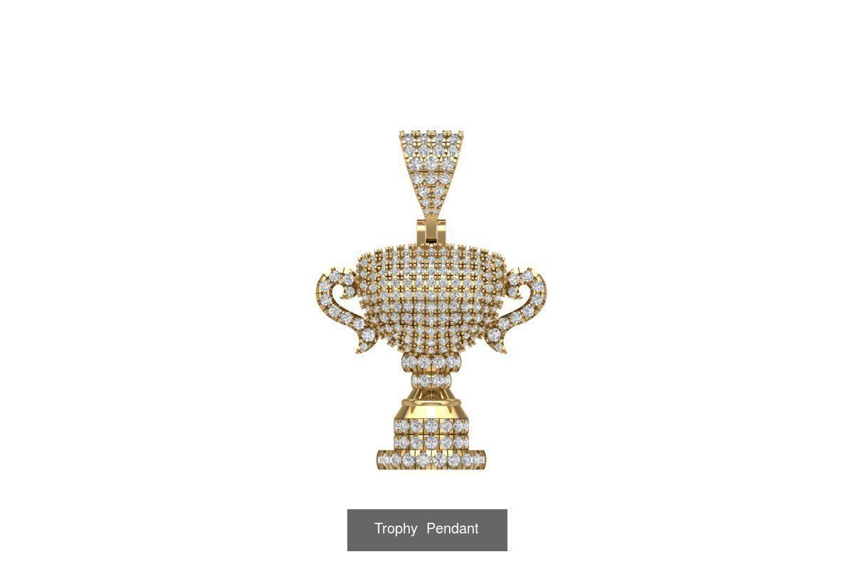 Art-Deco-Pendant 3D Model Collection_9