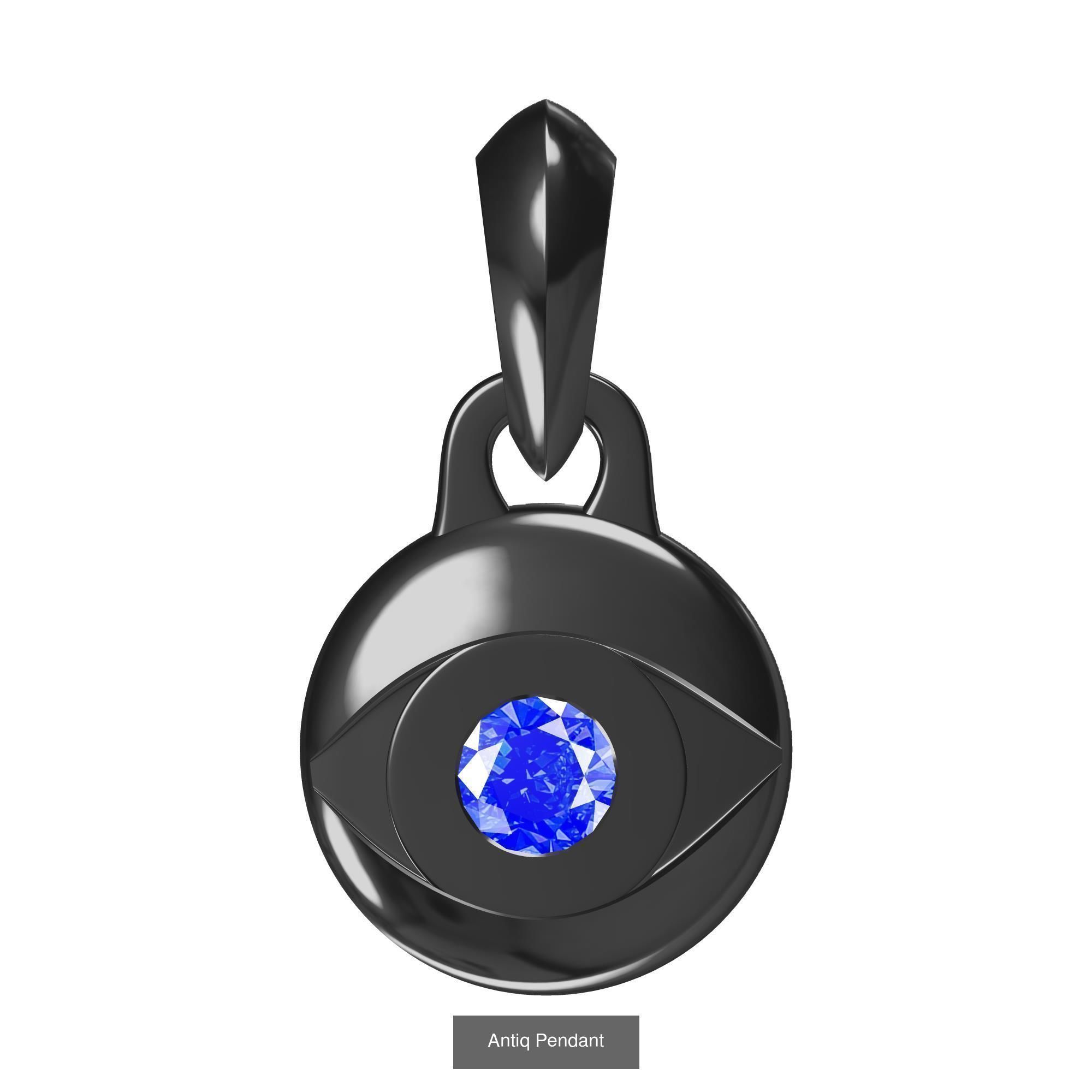 Art-Deco-Pendant 3D Model Collection_20