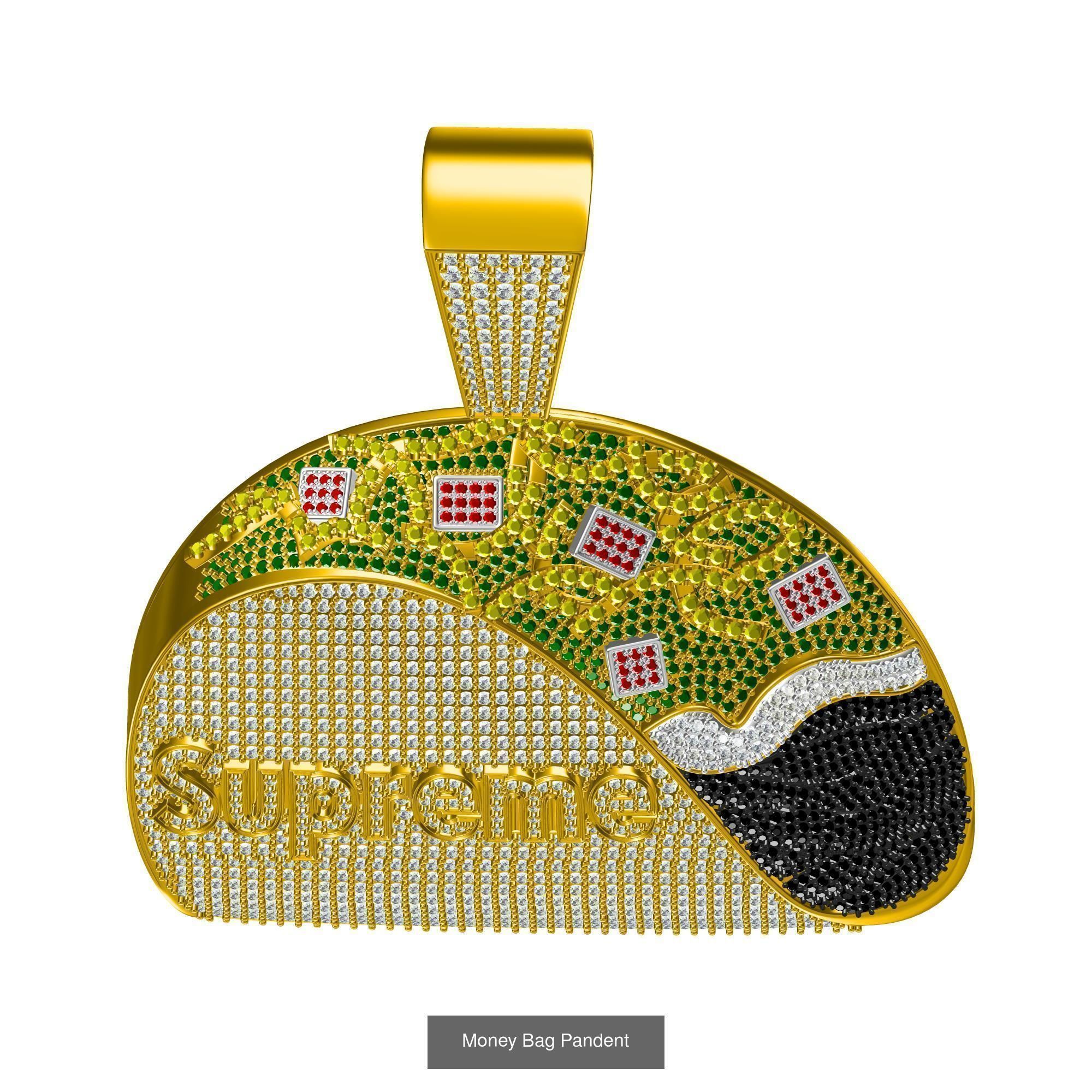 Art-Deco-Pendant 3D Model Collection_23