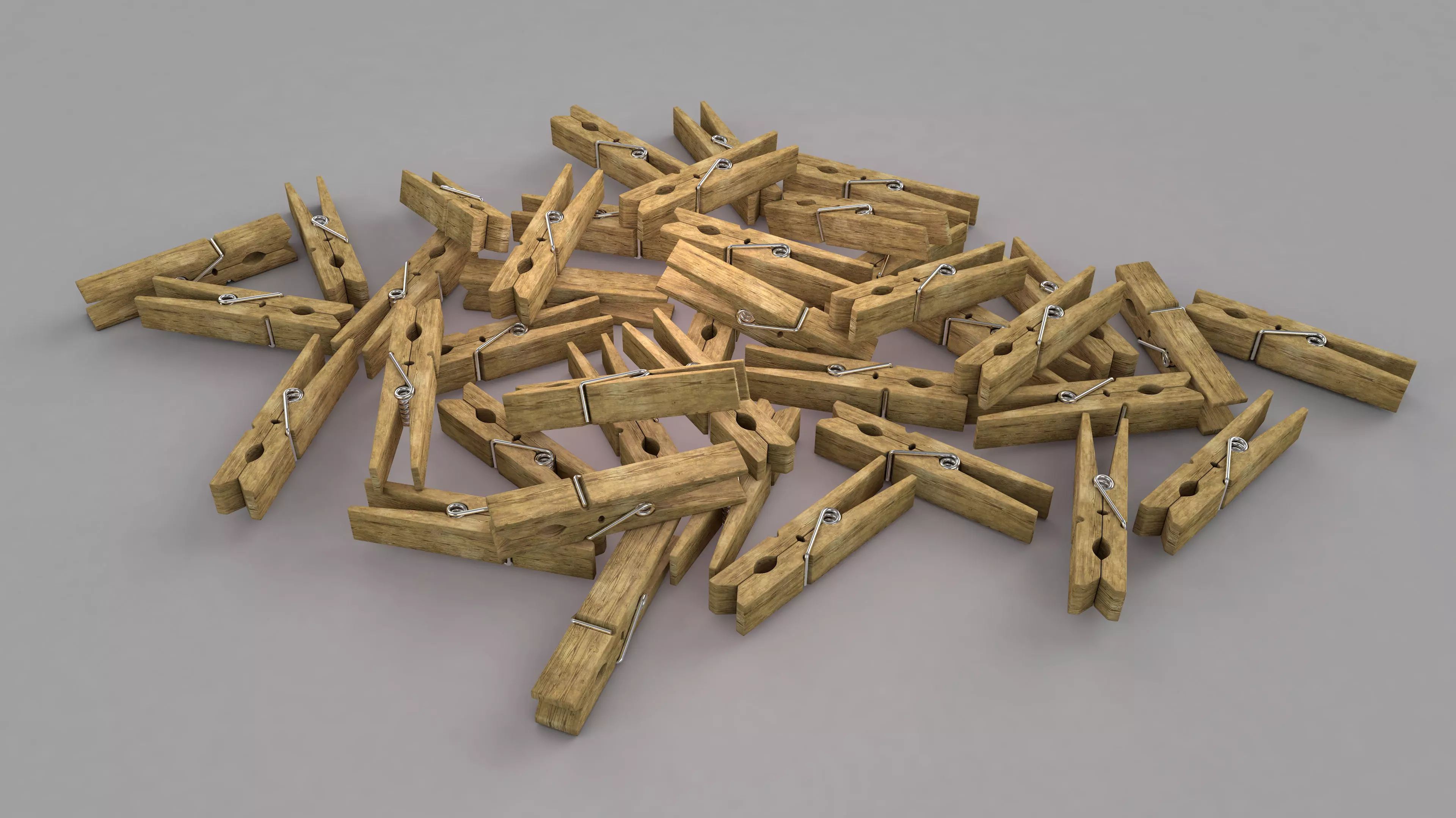 Clothespins 3D model