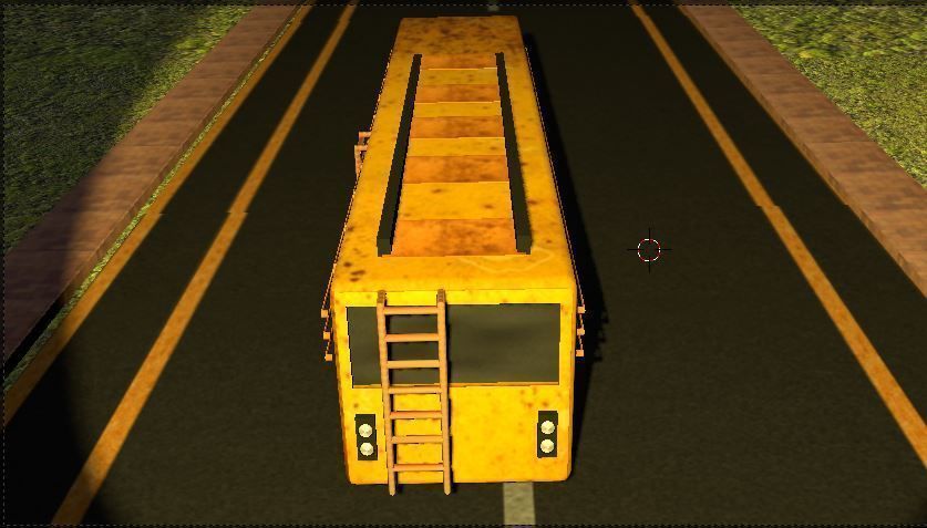 Indian local Bus 3D Model Free low-poly 3D model_11