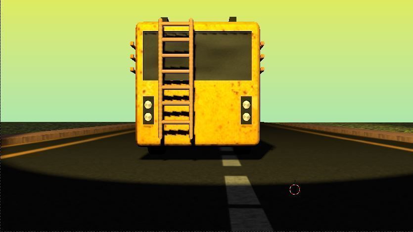 Indian local Bus 3D Model Free low-poly 3D model_9