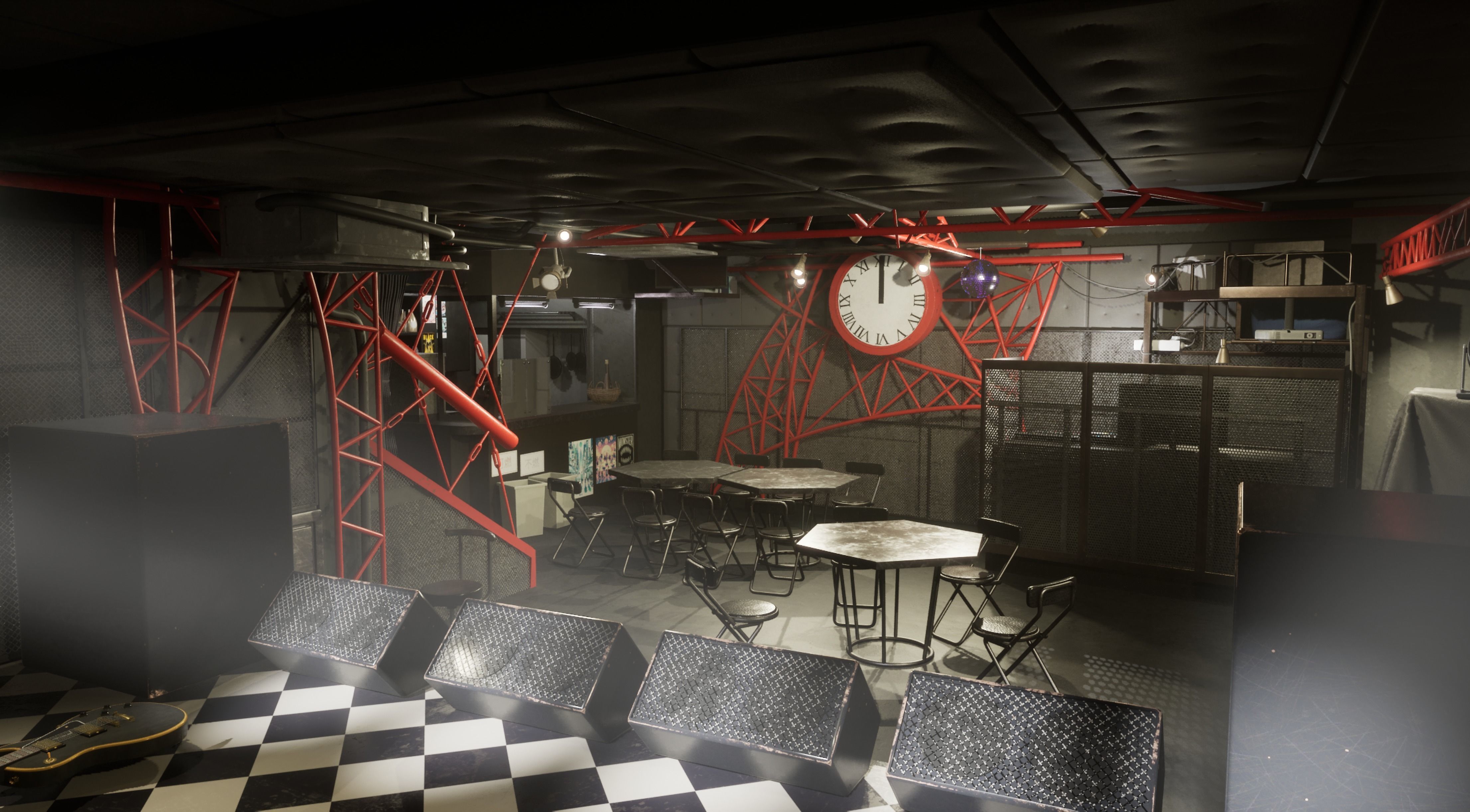 Bocchi the Rock STARRY Band Stage  3D model_2