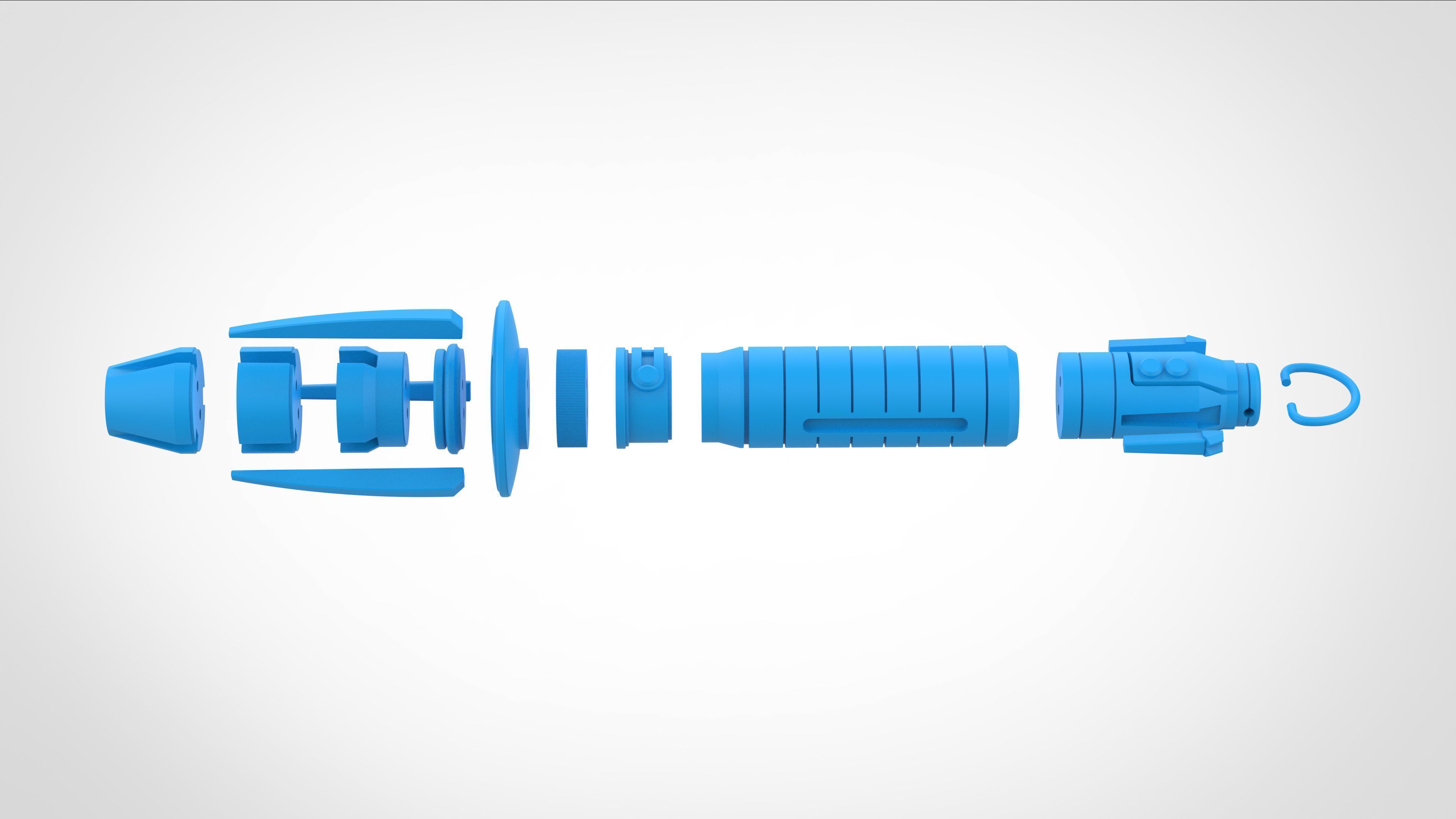 Shin Hatis Lightsaber from the series Ahsoka 2023 3D print model_23