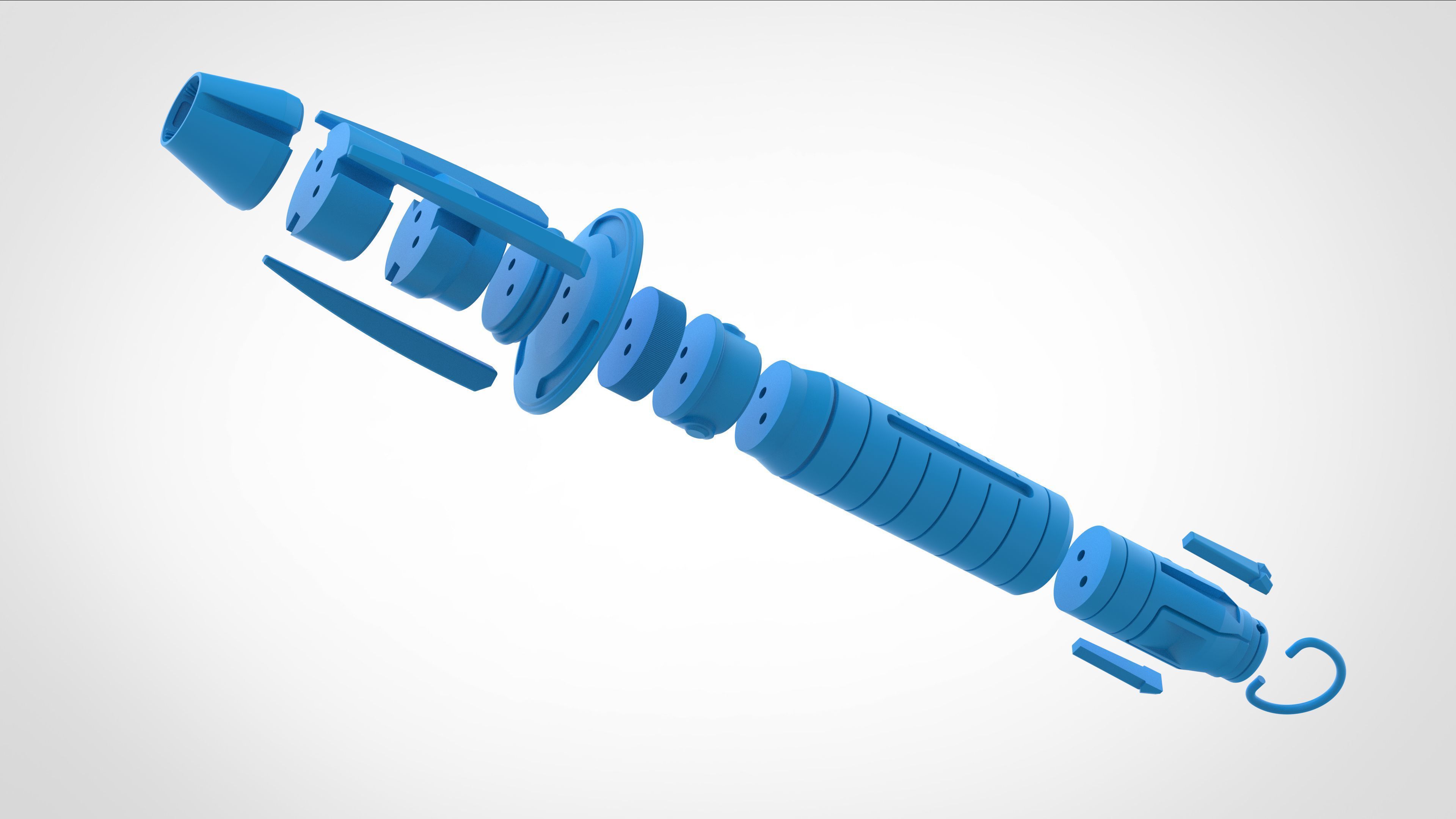 Shin Hatis Lightsaber from the series Ahsoka 2023 3D print model_45