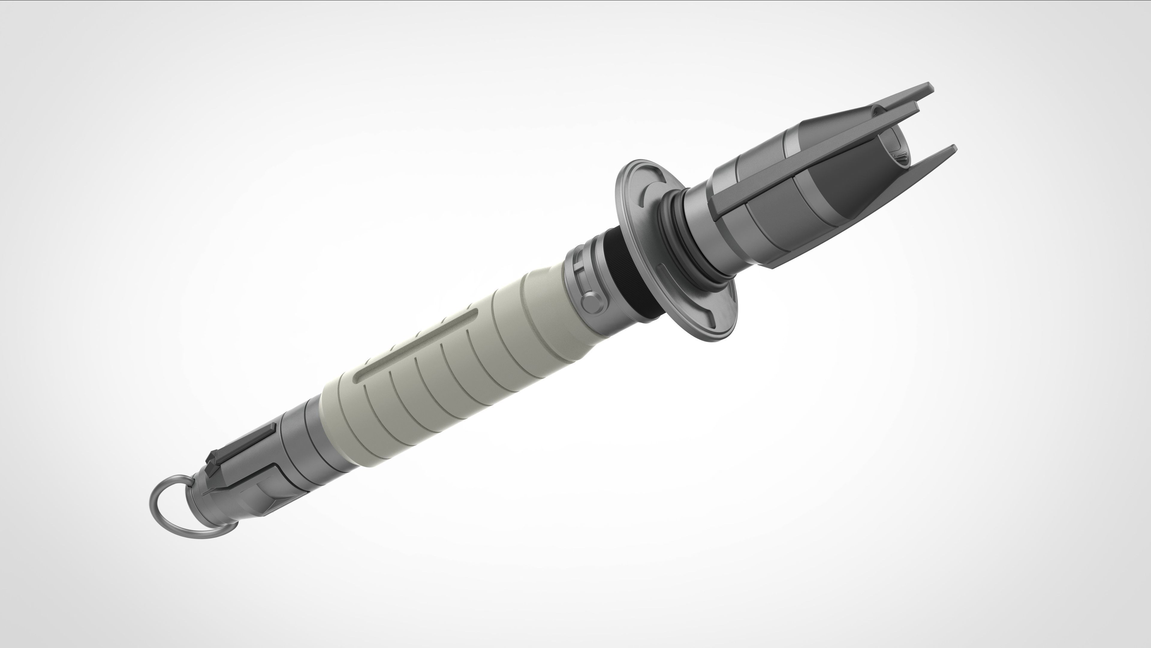 Shin Hatis Lightsaber from the series Ahsoka 2023 3D print model_3