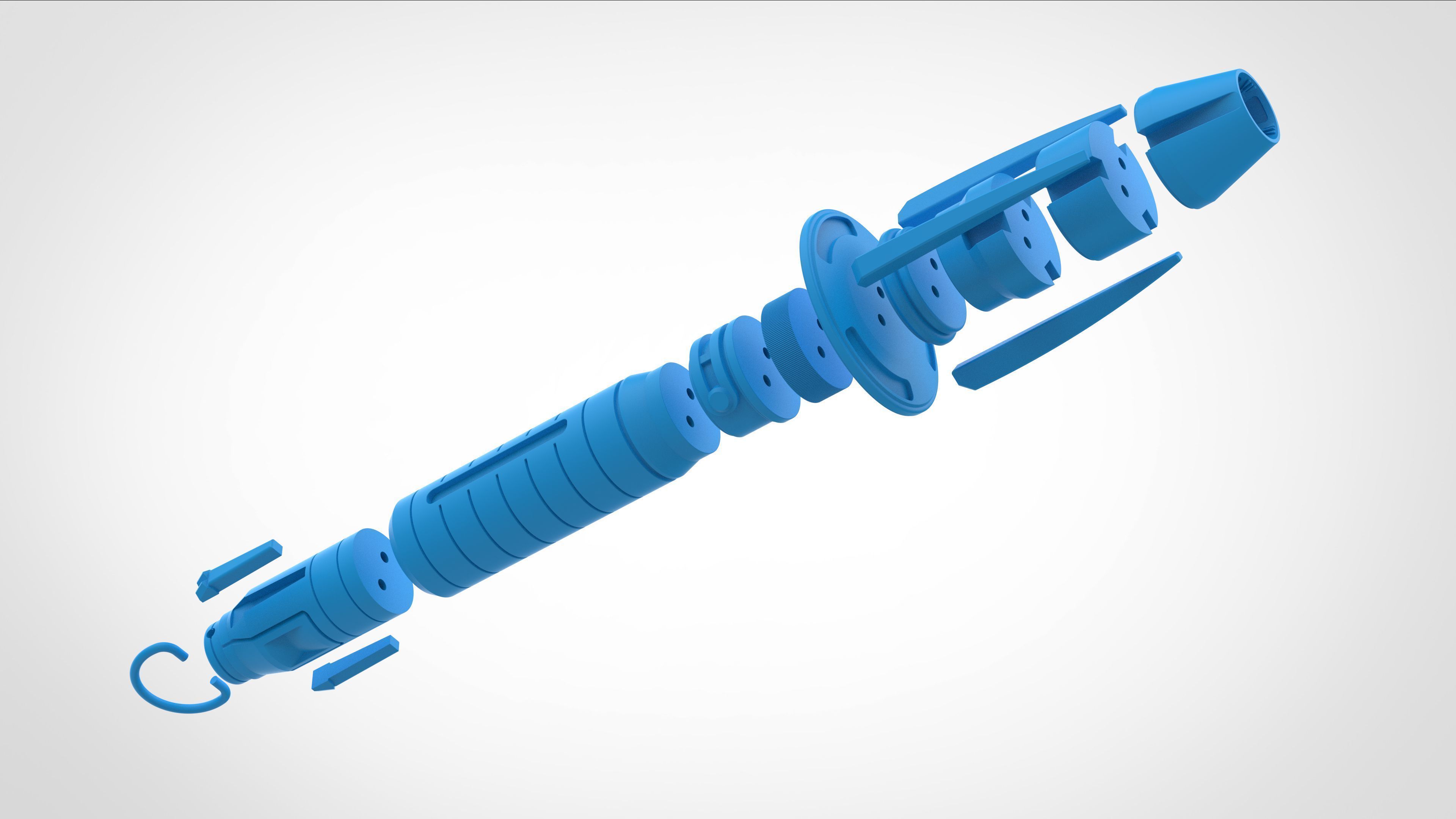 Shin Hatis Lightsaber from the series Ahsoka 2023 3D print model_49