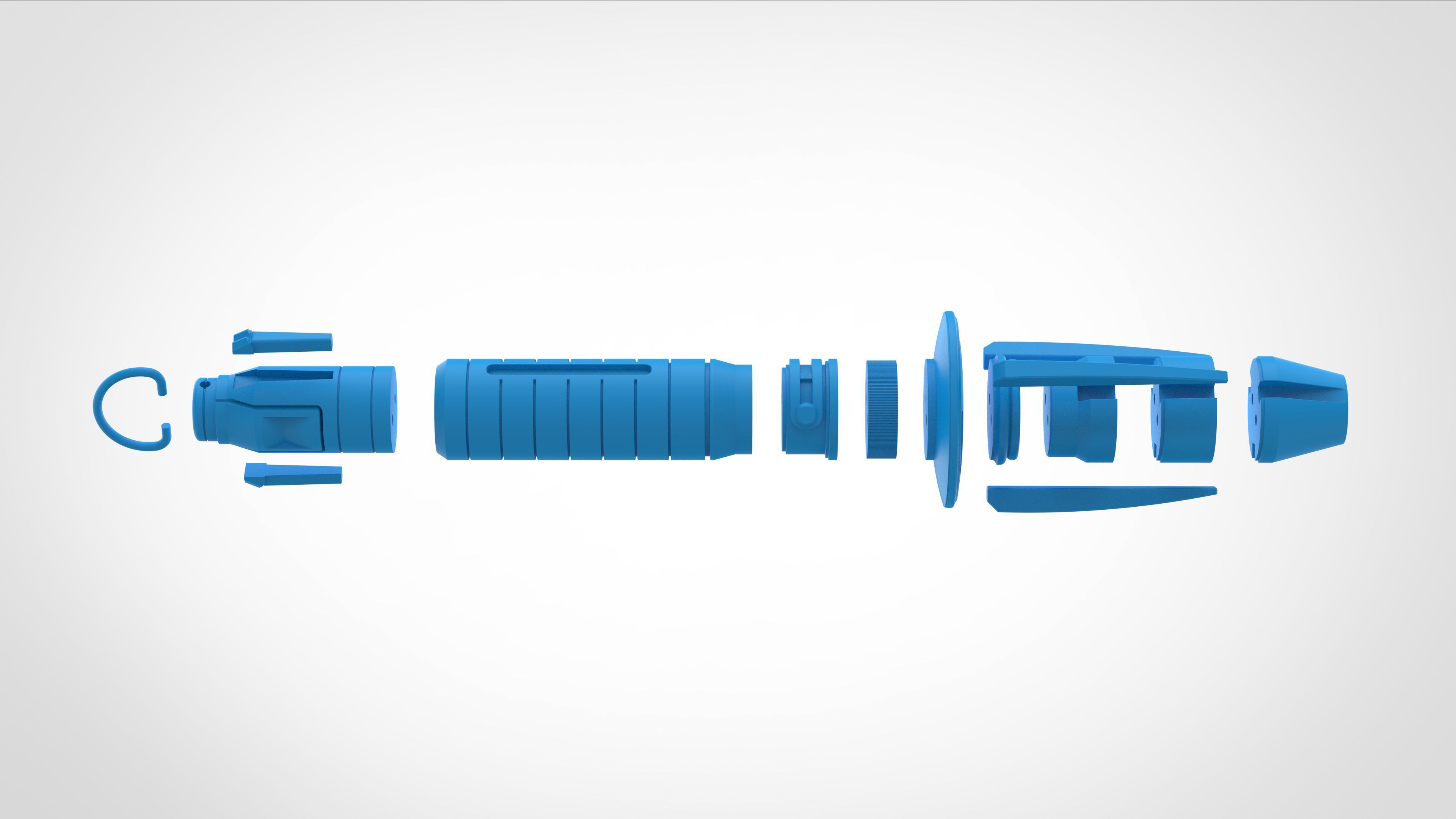 Shin Hatis Lightsaber from the series Ahsoka 2023 3D print model_2