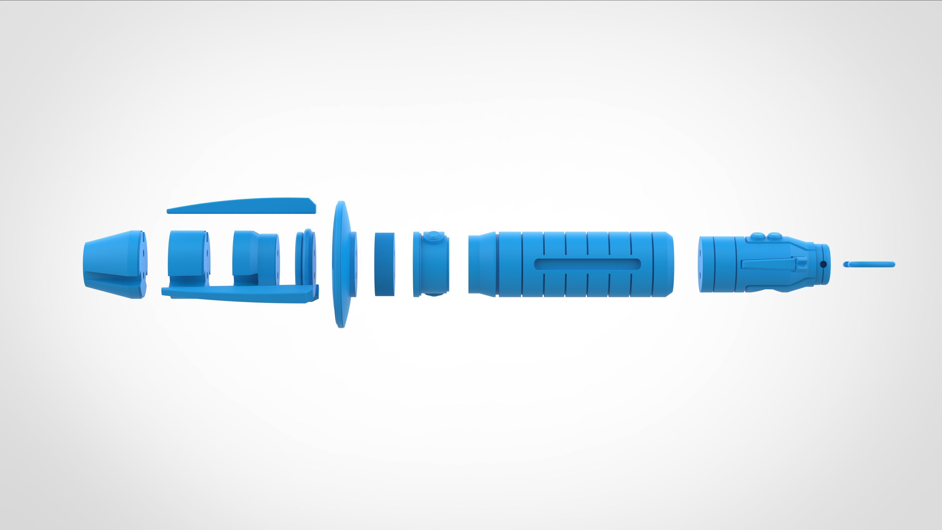 Shin Hatis Lightsaber from the series Ahsoka 2023 3D print model_16
