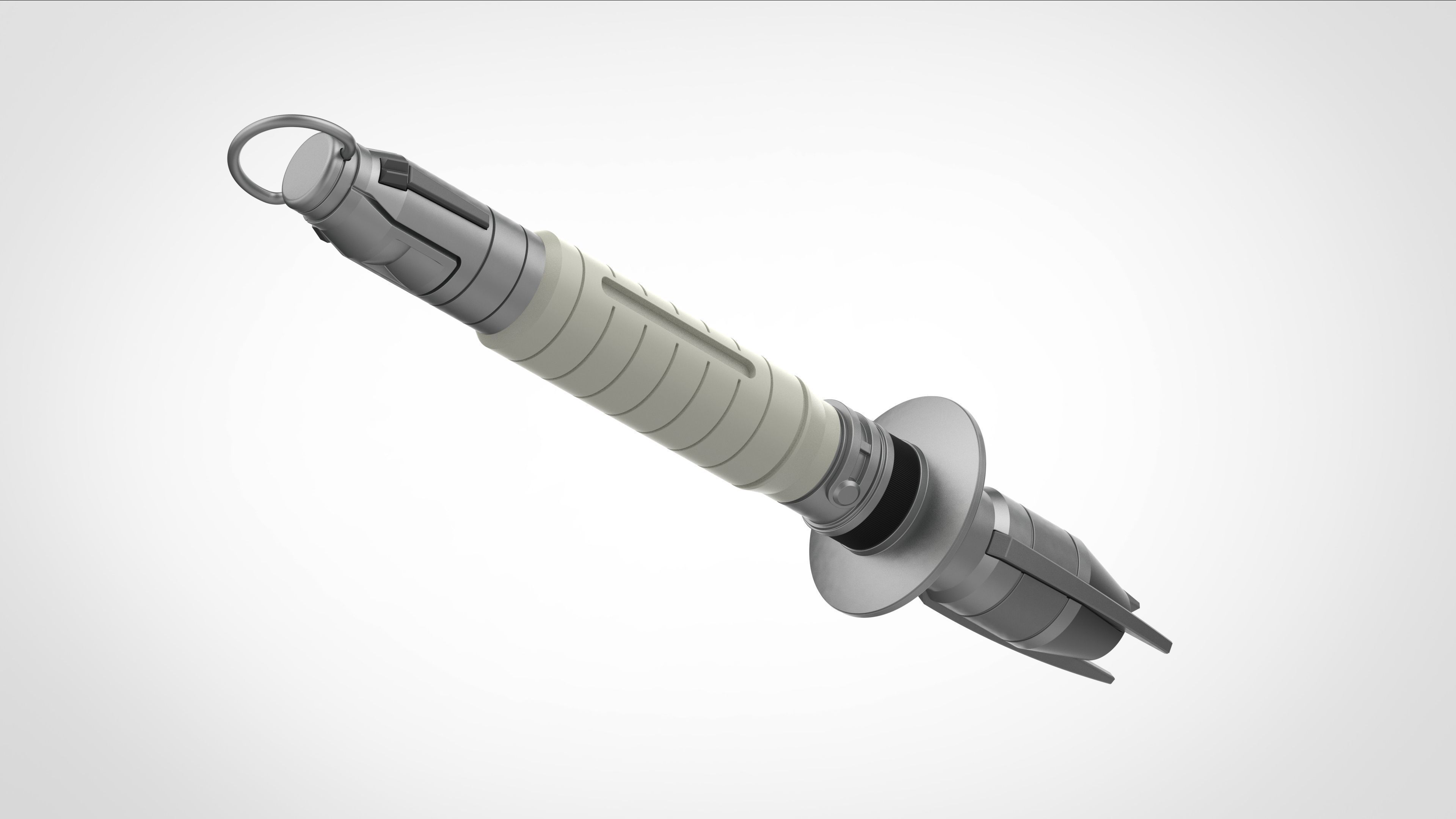 Shin Hatis Lightsaber from the series Ahsoka 2023 3D print model_8
