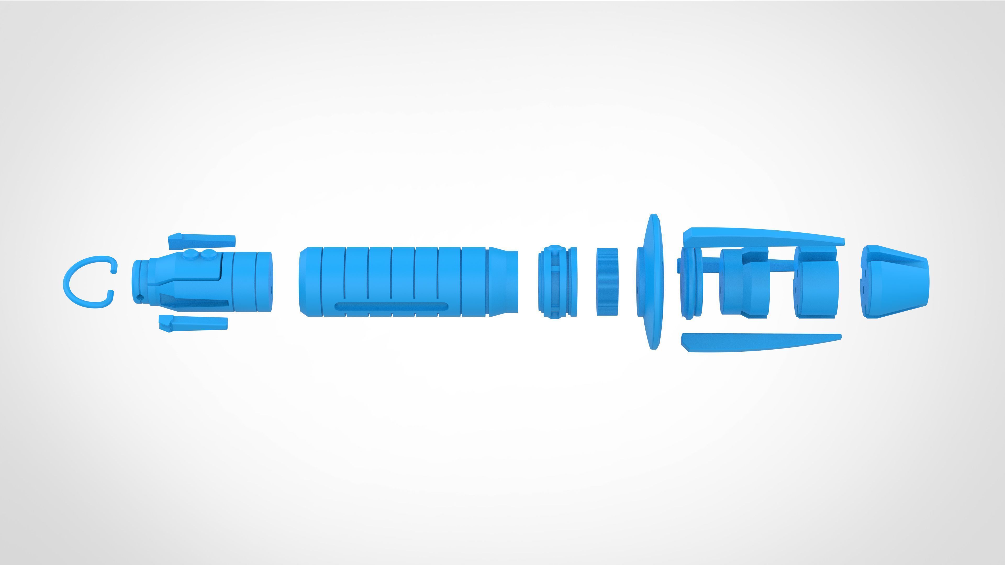 Shin Hatis Lightsaber from the series Ahsoka 2023 3D print model_4