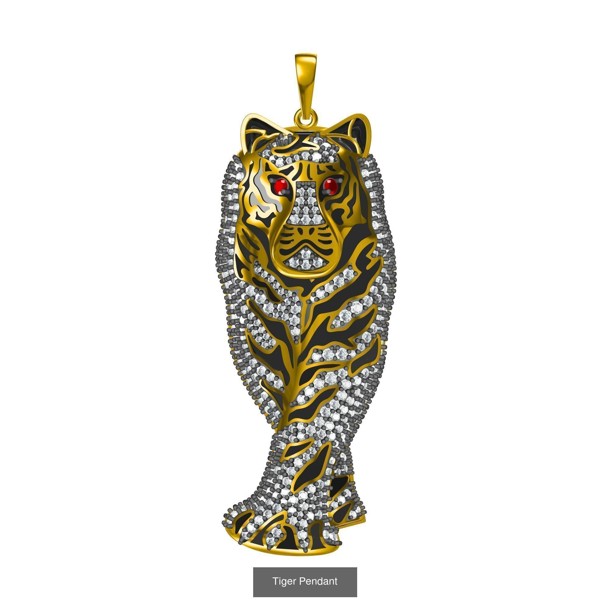 HipHop Facework Pandent 3D Model Collection_9