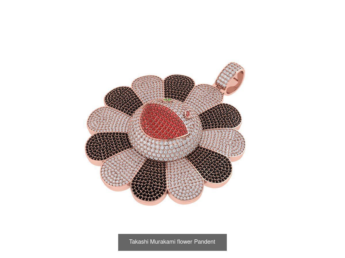 HipHop Facework Pandent 3D Model Collection_57