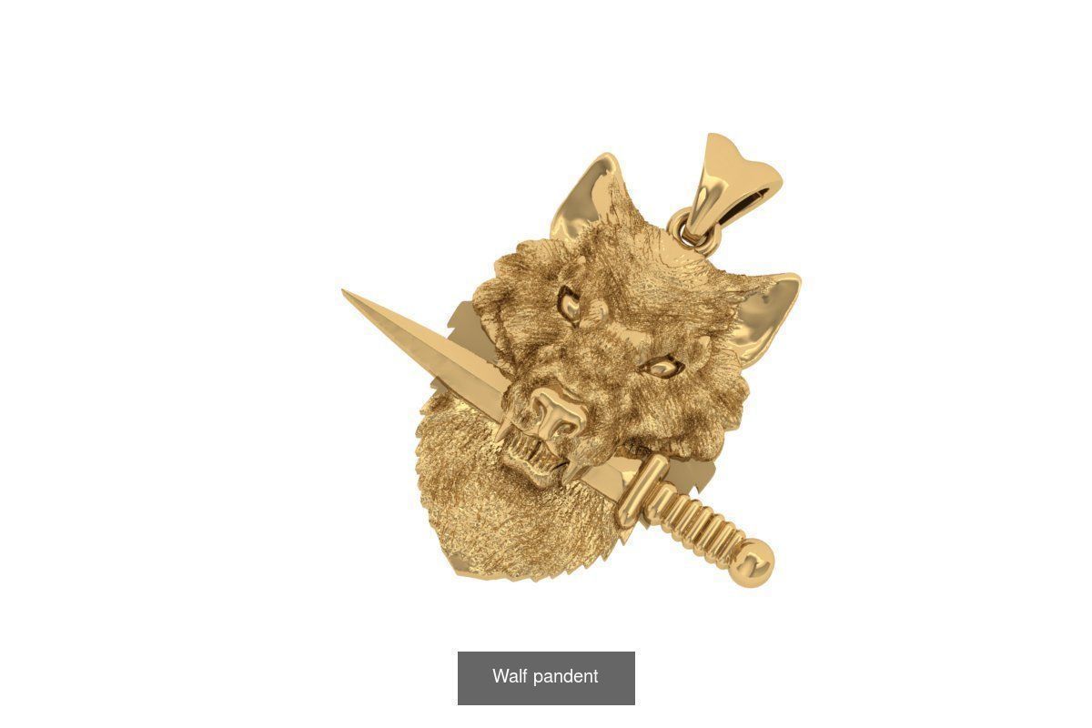 HipHop Facework Pandent 3D Model Collection_34