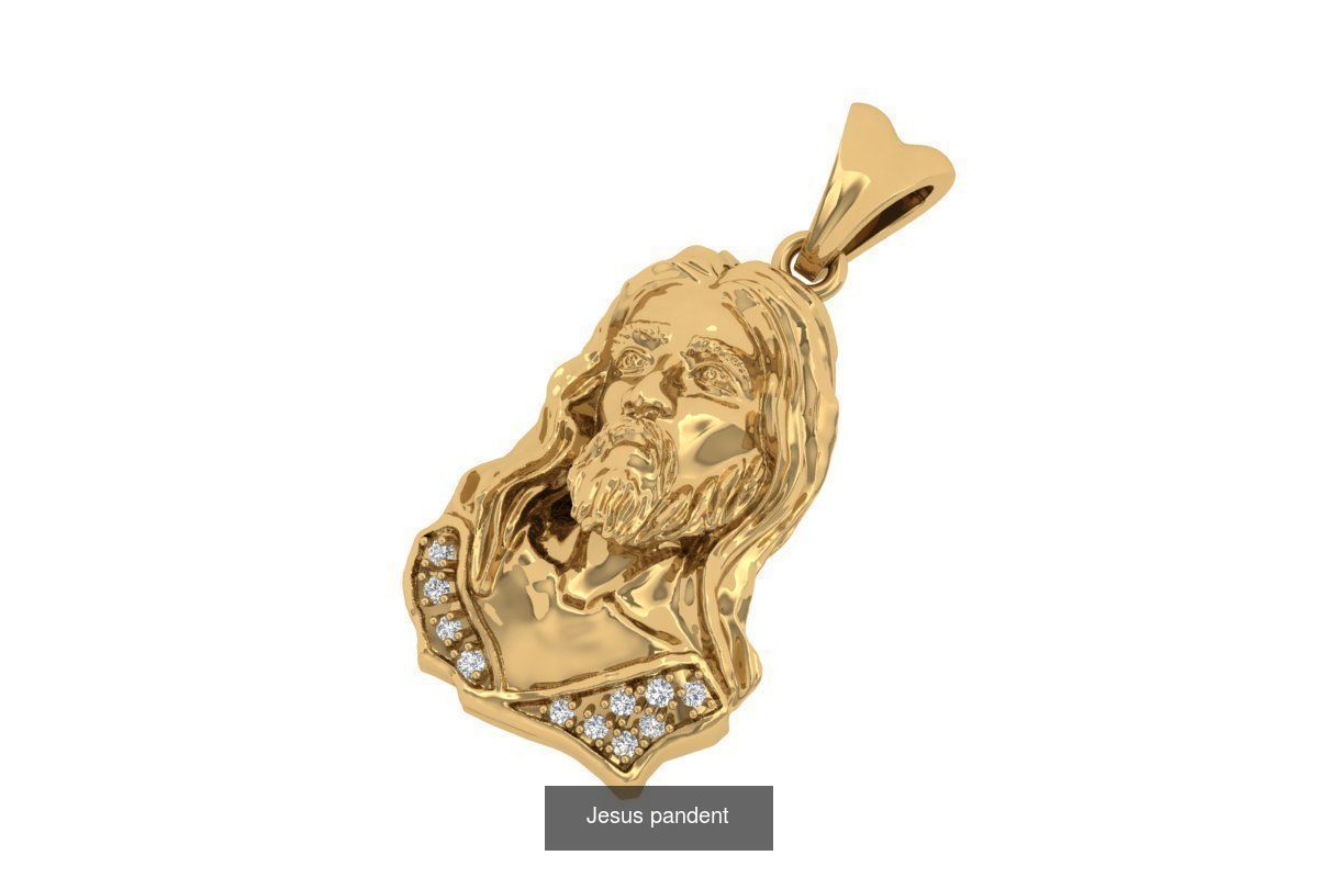 HipHop Facework Pandent 3D Model Collection_41