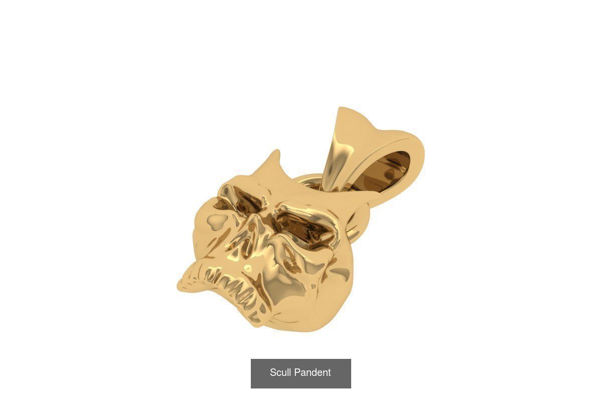 HipHop Facework Pandent 3D Model Collection_21