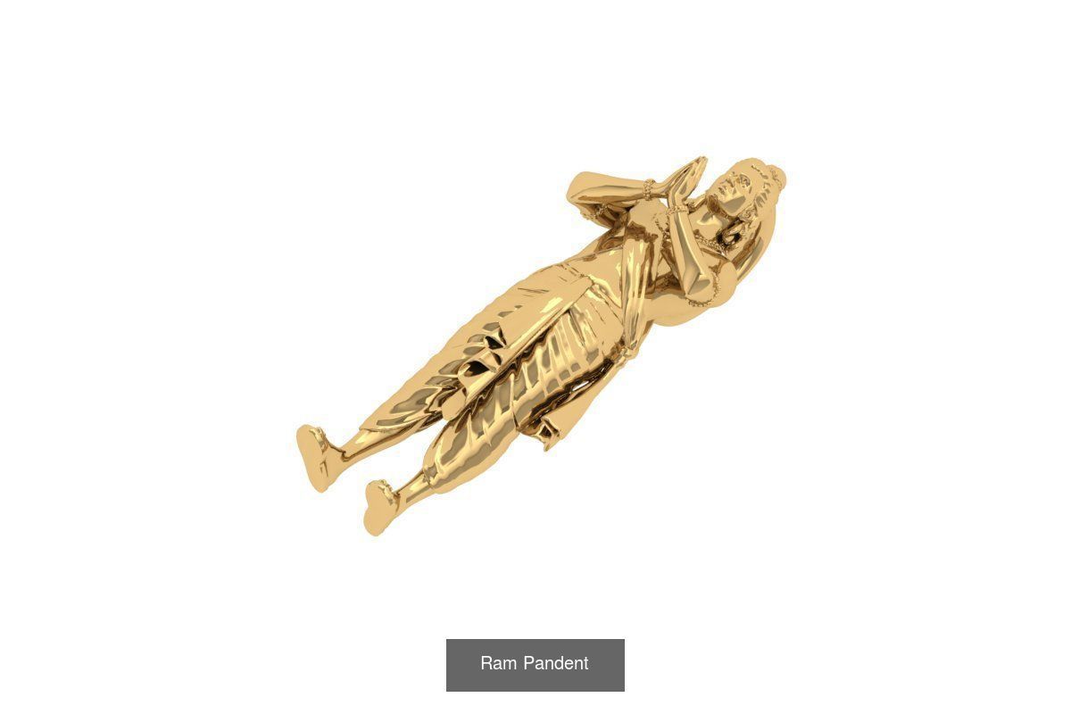 HipHop Facework Pandent 3D Model Collection_30