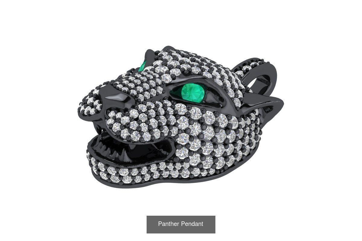 HipHop Facework Pandent 3D Model Collection_27