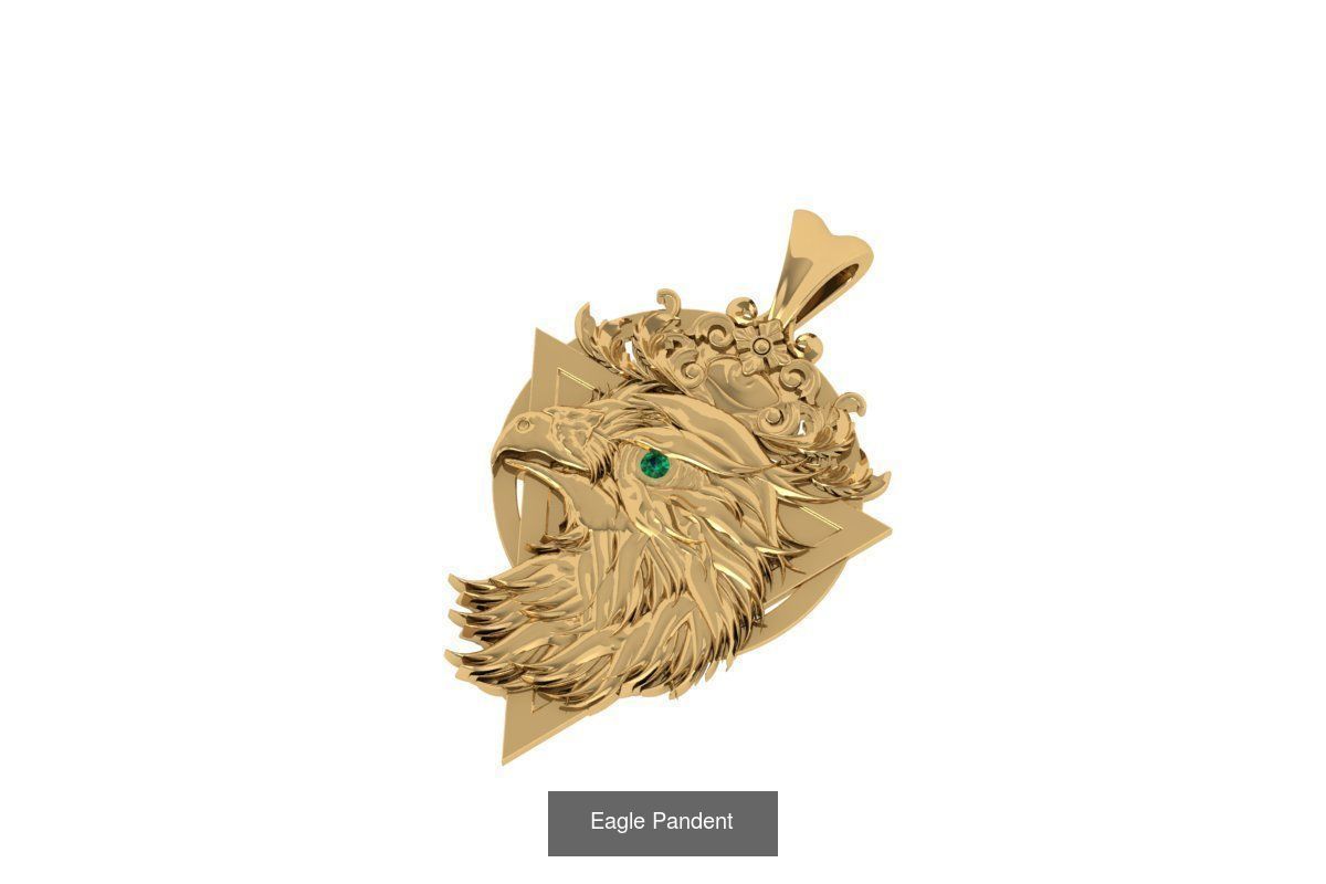 HipHop Facework Pandent 3D Model Collection_26