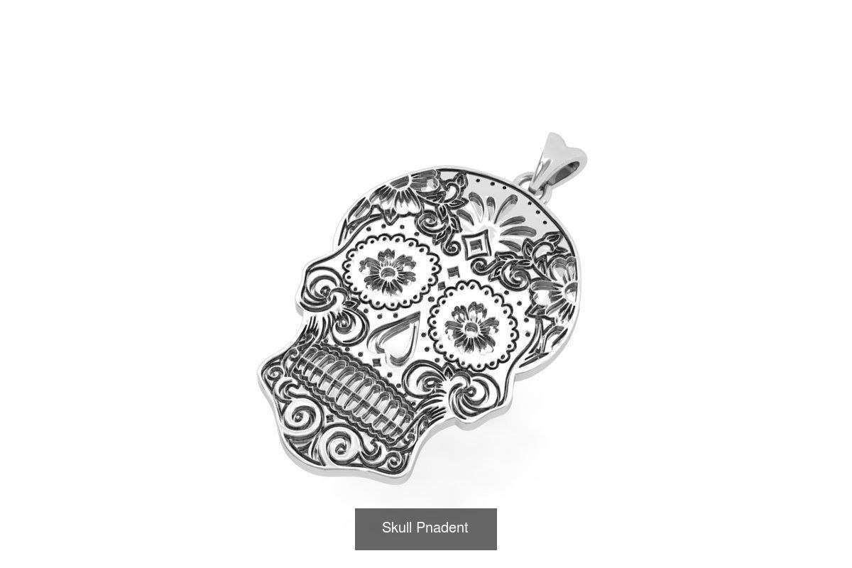 HipHop Facework Pandent 3D Model Collection_38