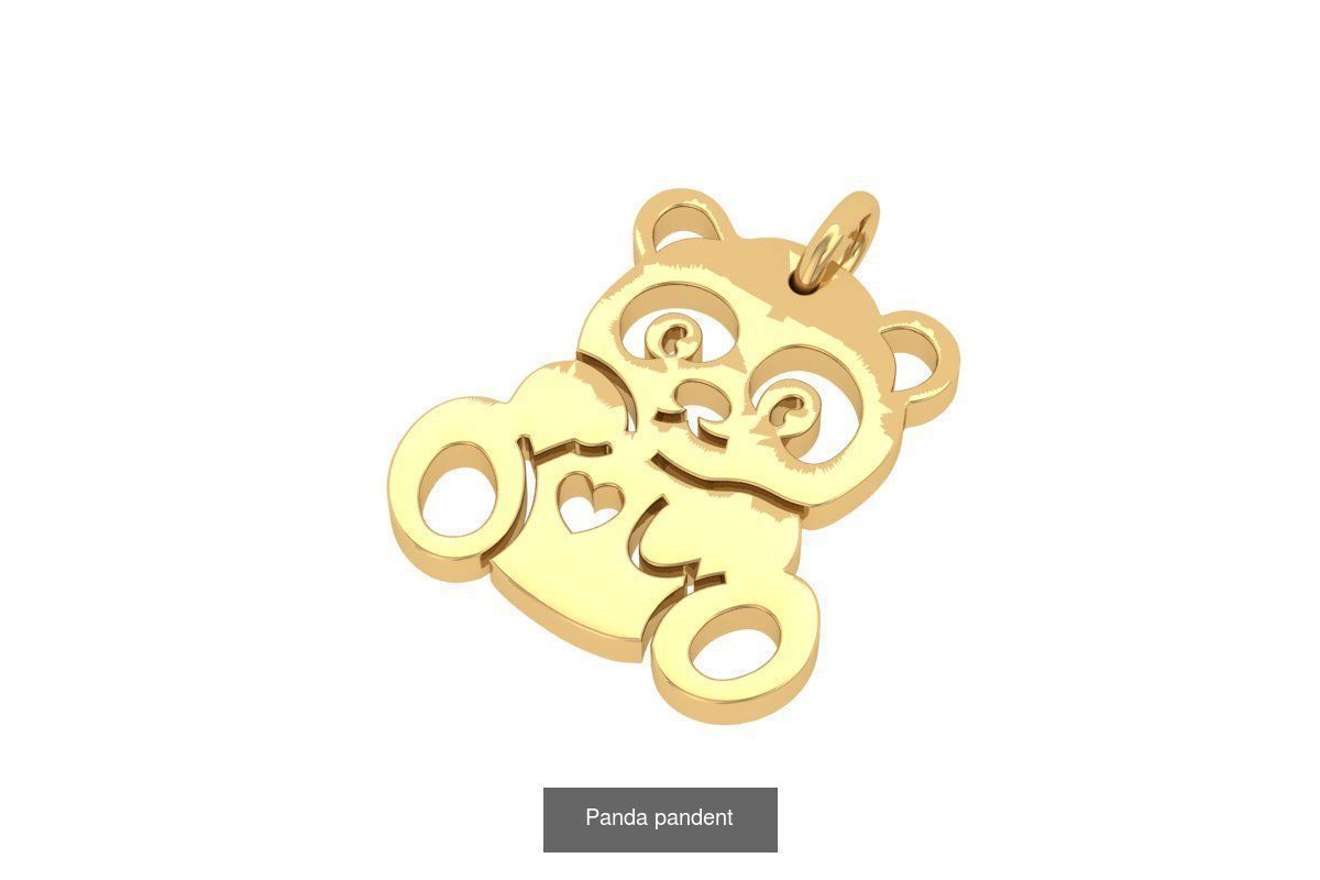 HipHop Facework Pandent 3D Model Collection_16