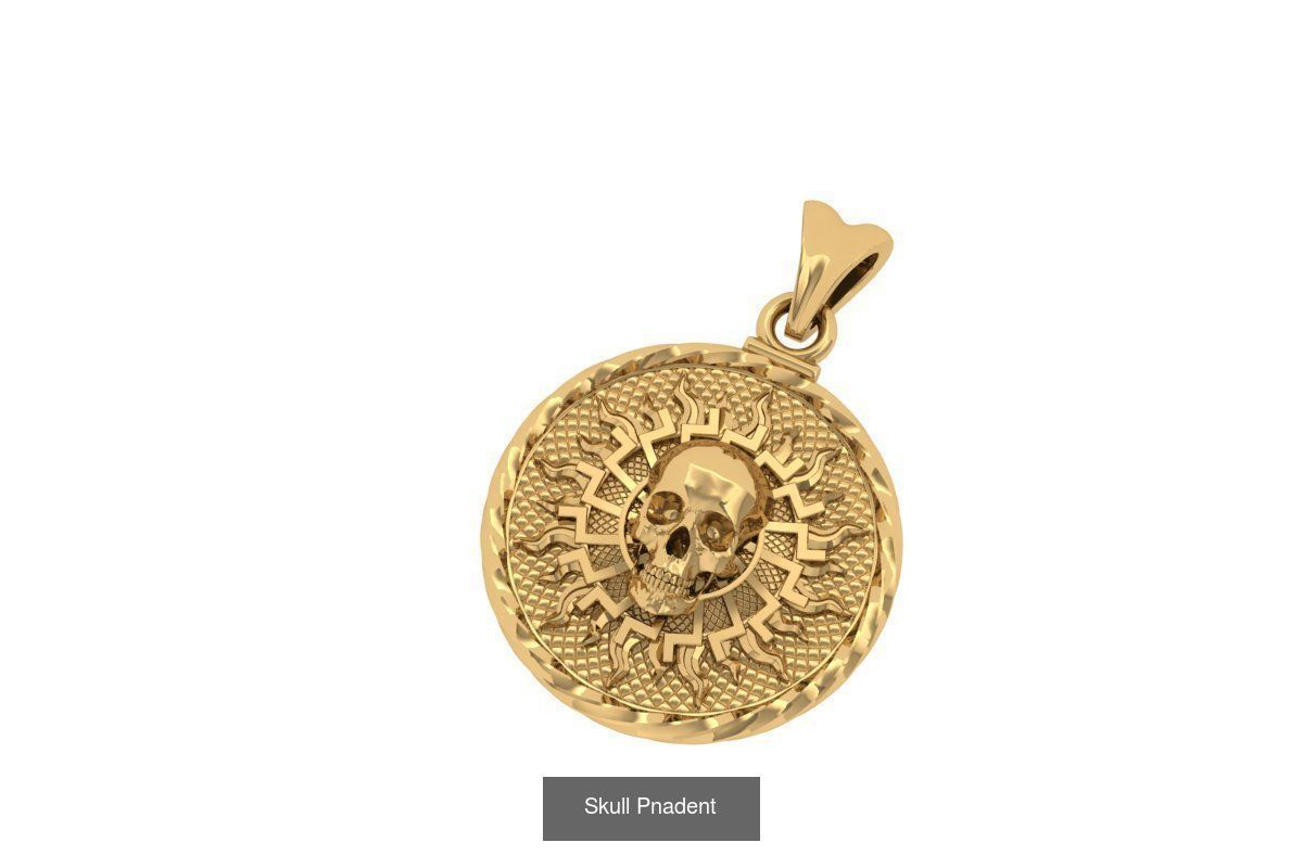 HipHop Facework Pandent 3D Model Collection_39