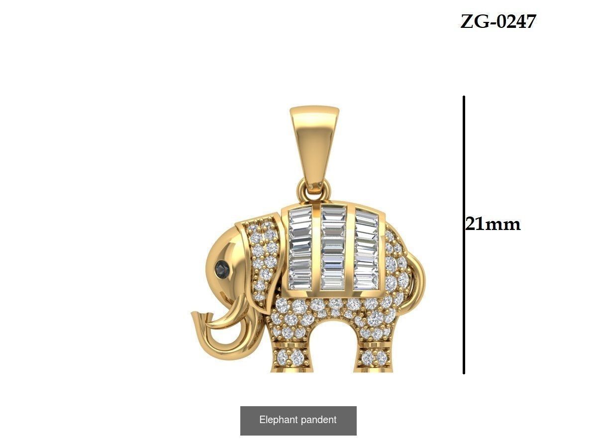 HipHop Facework Pandent 3D Model Collection_8