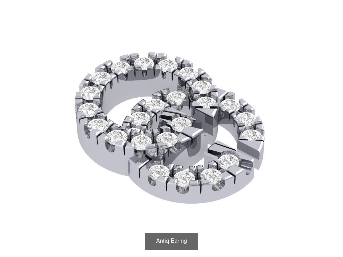 Earing Collaction 3D Model Collection_1