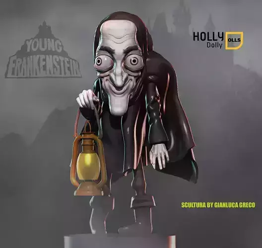 FRANKENSTEIN JUNIOR FAN ART CARICATURA