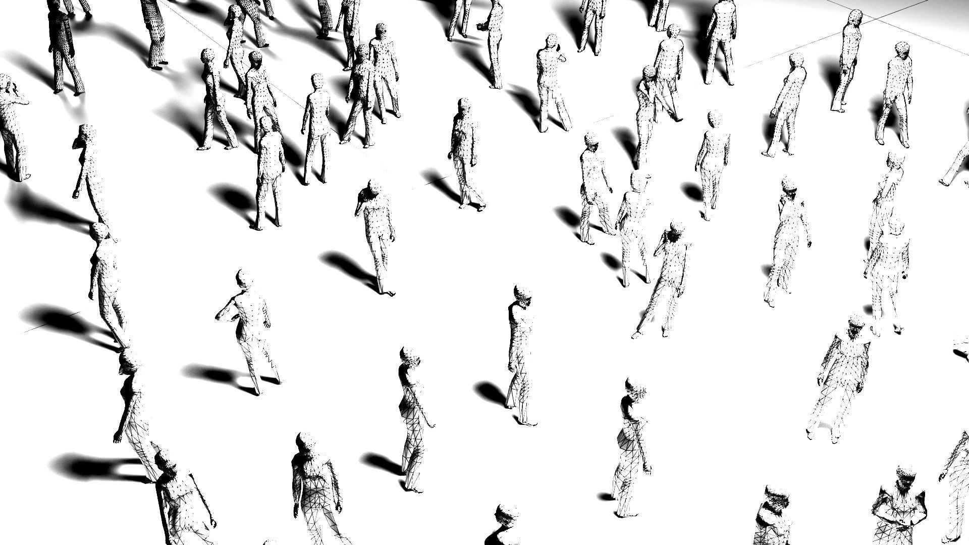 Low Poly Rigged Animated Females Pack - 200 Pieces Low-poly 3D model_10