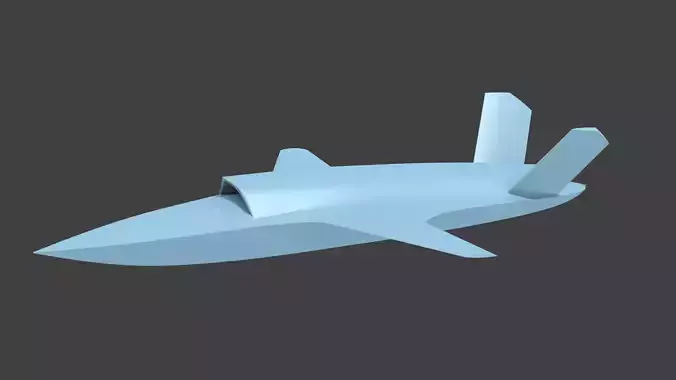 XQ-58a 3D print model