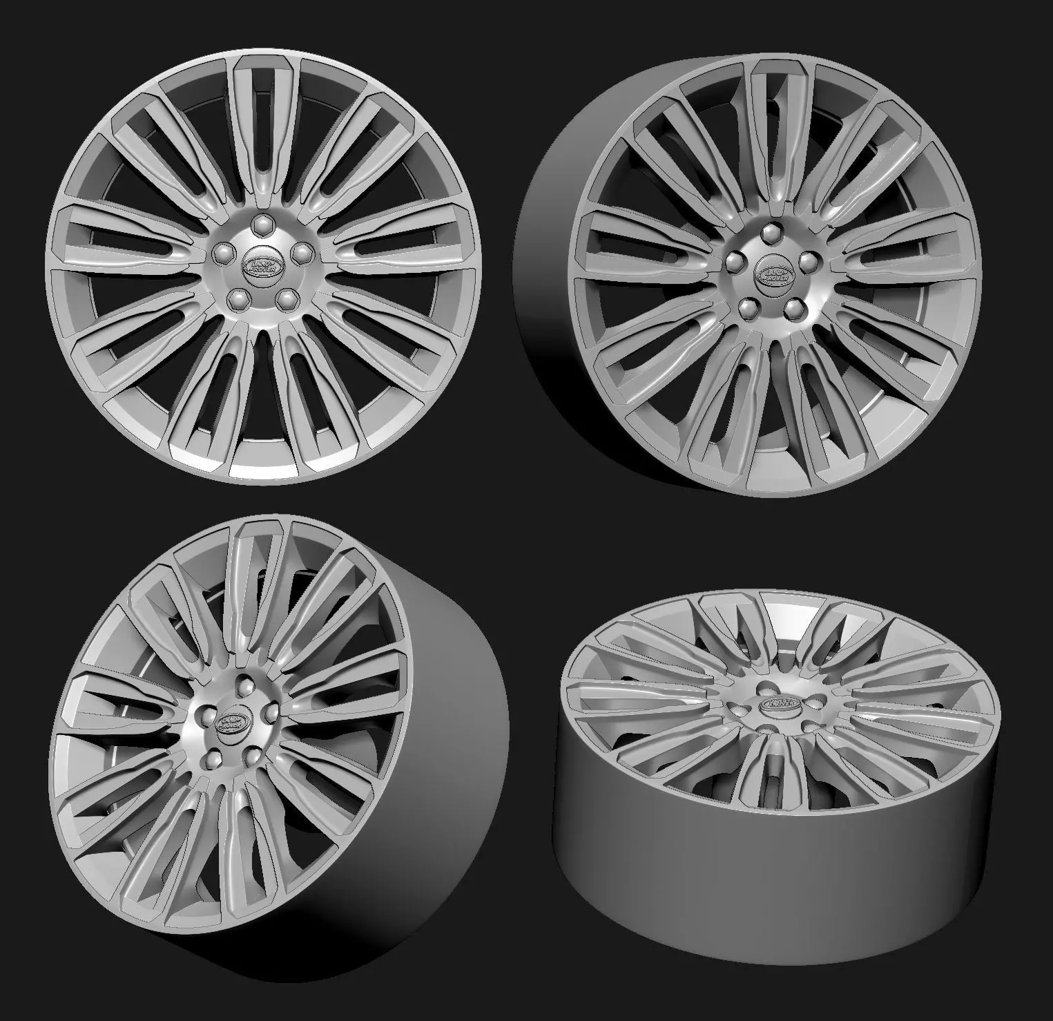 WHEEL LAND ROVER RANGE ROVER VELAR 3D print model