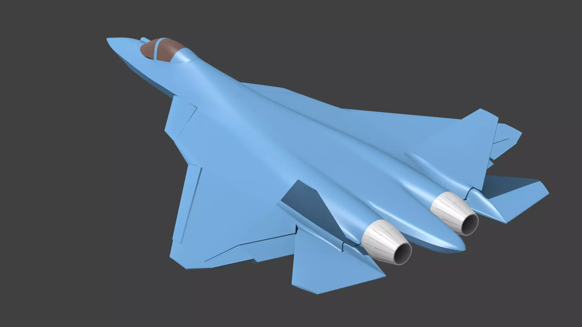 MAVERICK Sukhoi Su-57 3D print model_0