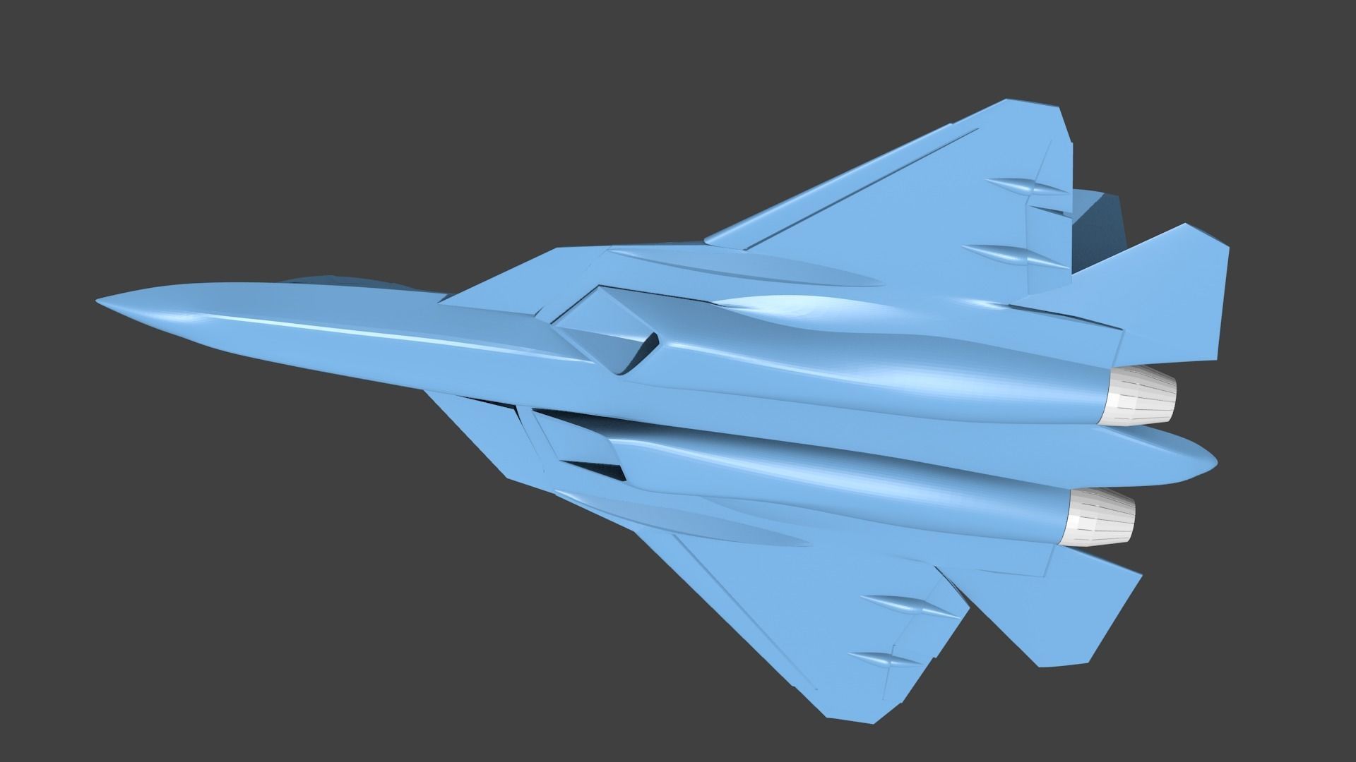 MAVERICK Sukhoi Su-57 3D print model_1