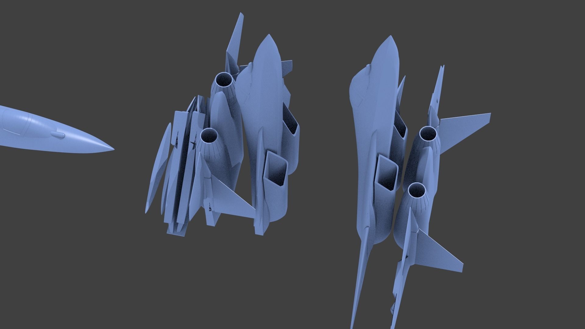 MAVERICK Sukhoi Su-57 3D print model_6