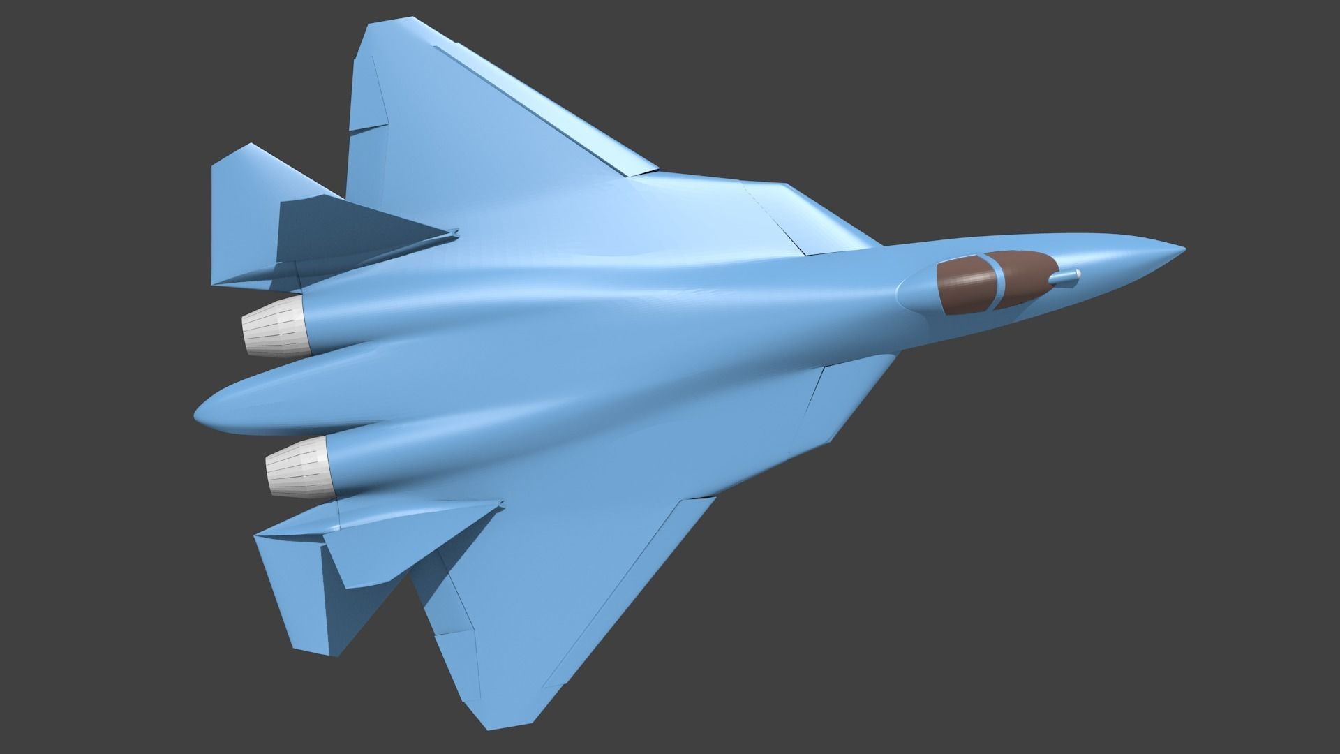 MAVERICK Sukhoi Su-57 3D print model_2