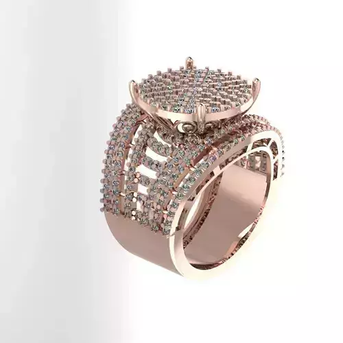 Wedding Engagement Women Ring 3D print model