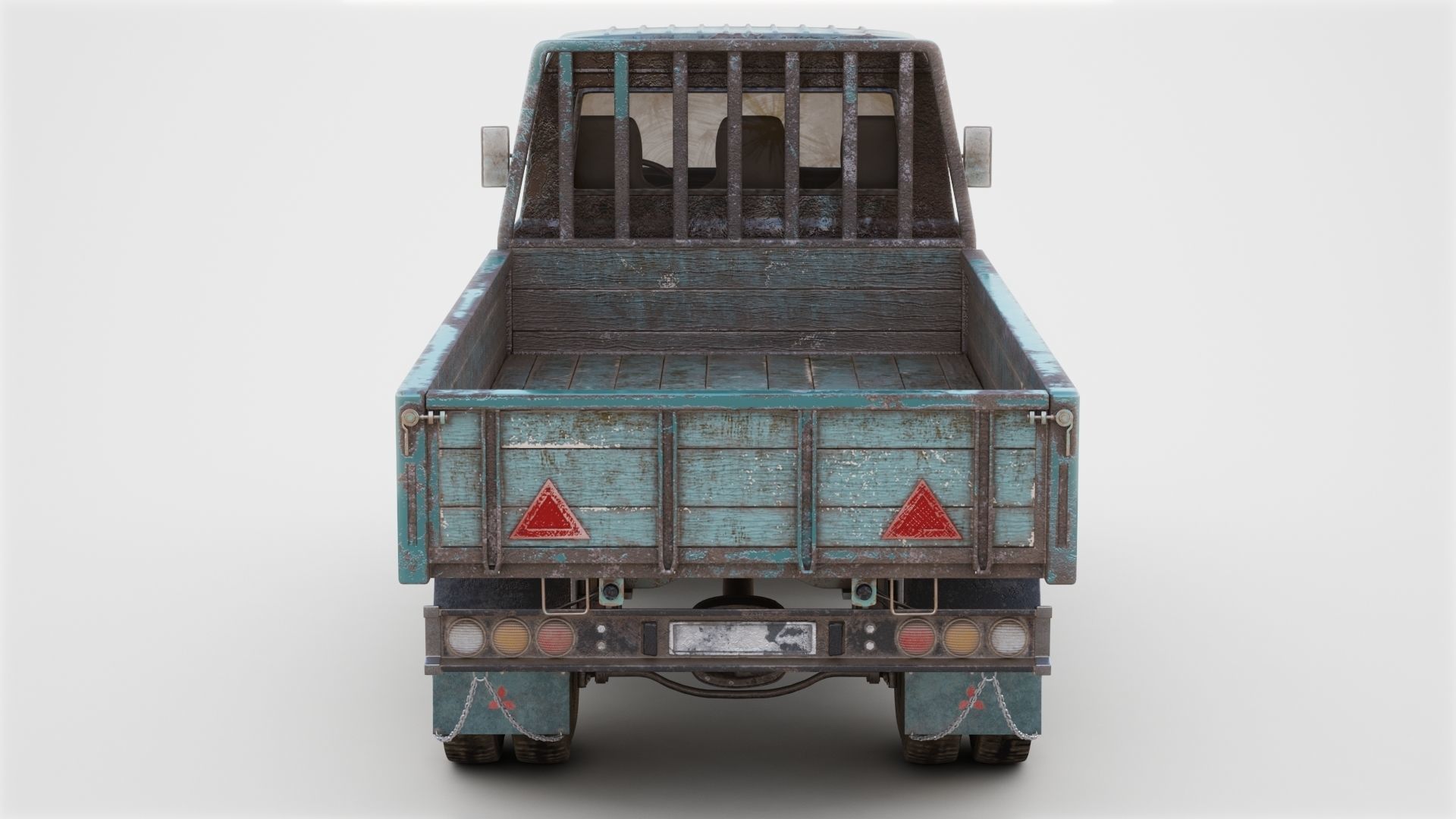 Mitsubishi Fuso Canter mk3 PBR 3D model_4