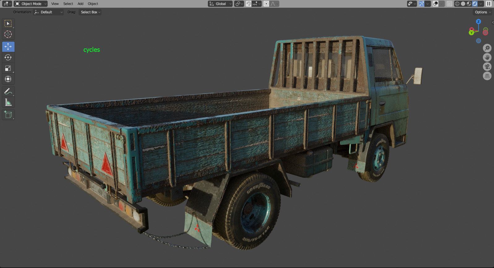 Mitsubishi Fuso Canter mk3 PBR 3D model_17