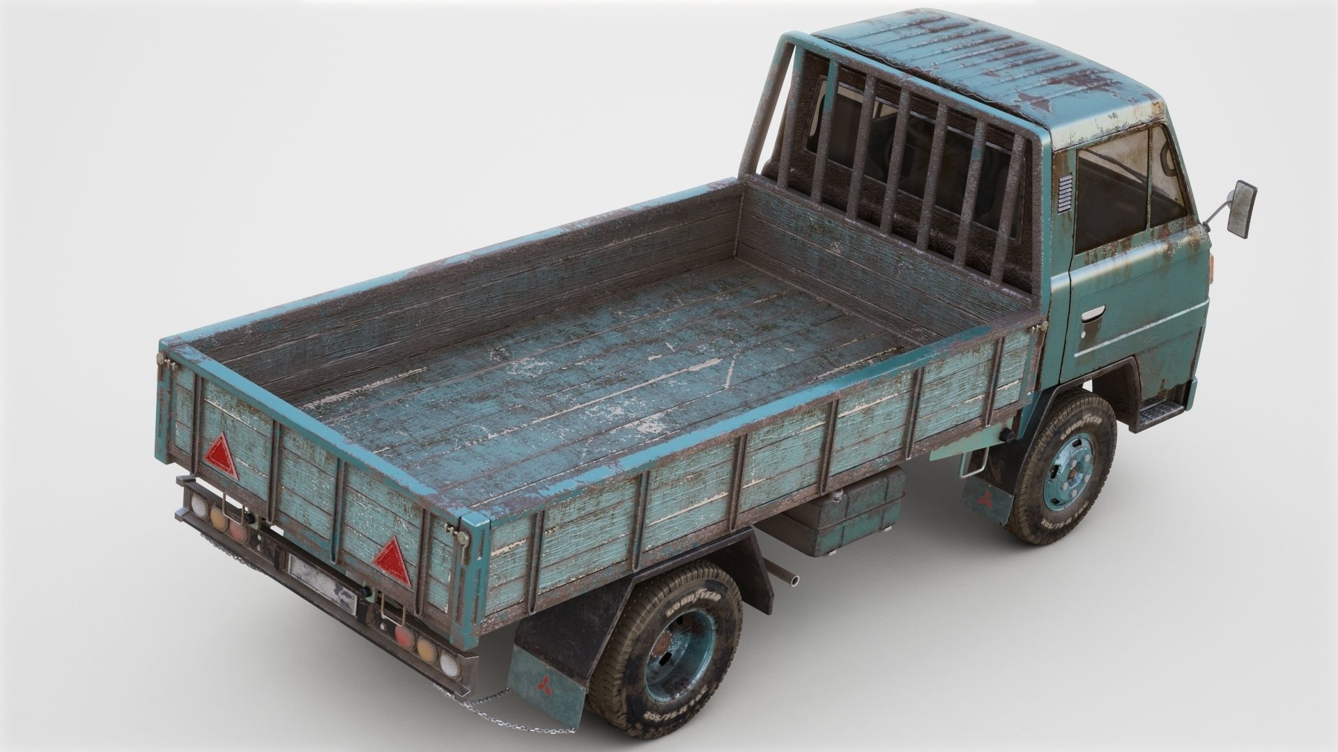 Mitsubishi Fuso Canter mk3 PBR 3D model_5